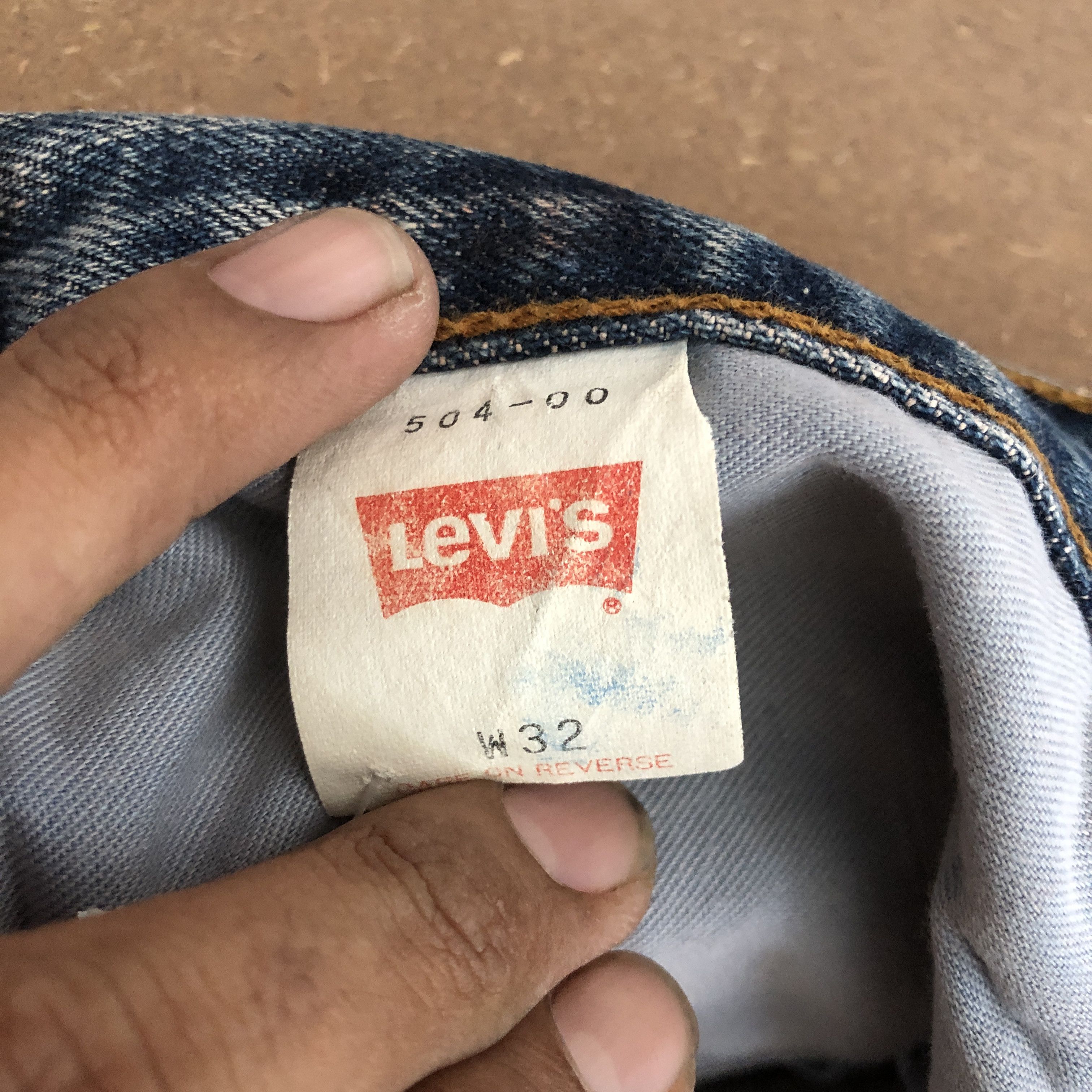 Levi's Crazy Y2K Baggy Levis 504 Jeans Levi's Cyber Faded Denim Size US 32 / EU 48 - 9 Thumbnail