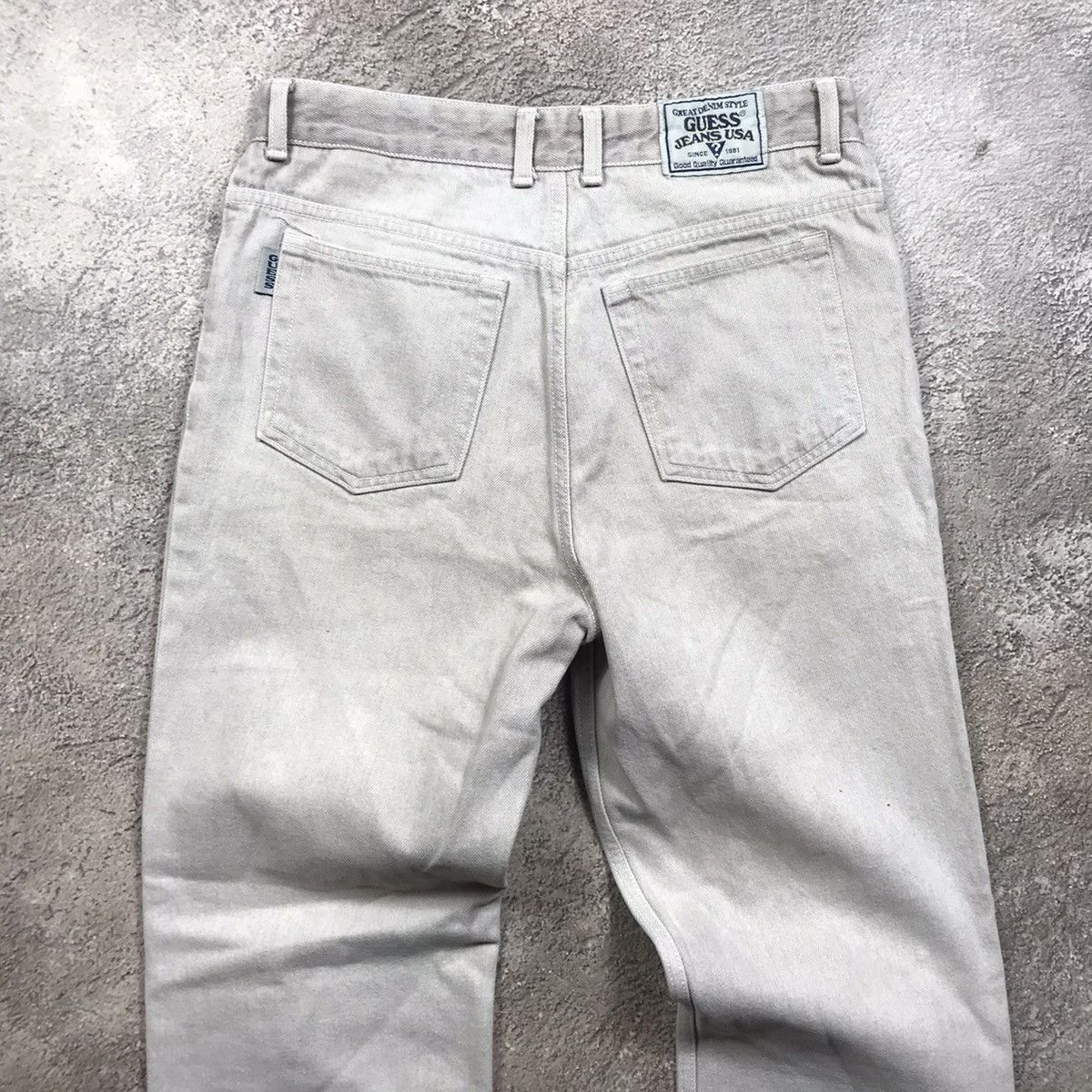 Vintage Vintage 90s Guess Baggy Flared Distressed Y2K Grunge Jeans 2 Size US 29 - 5 Thumbnail