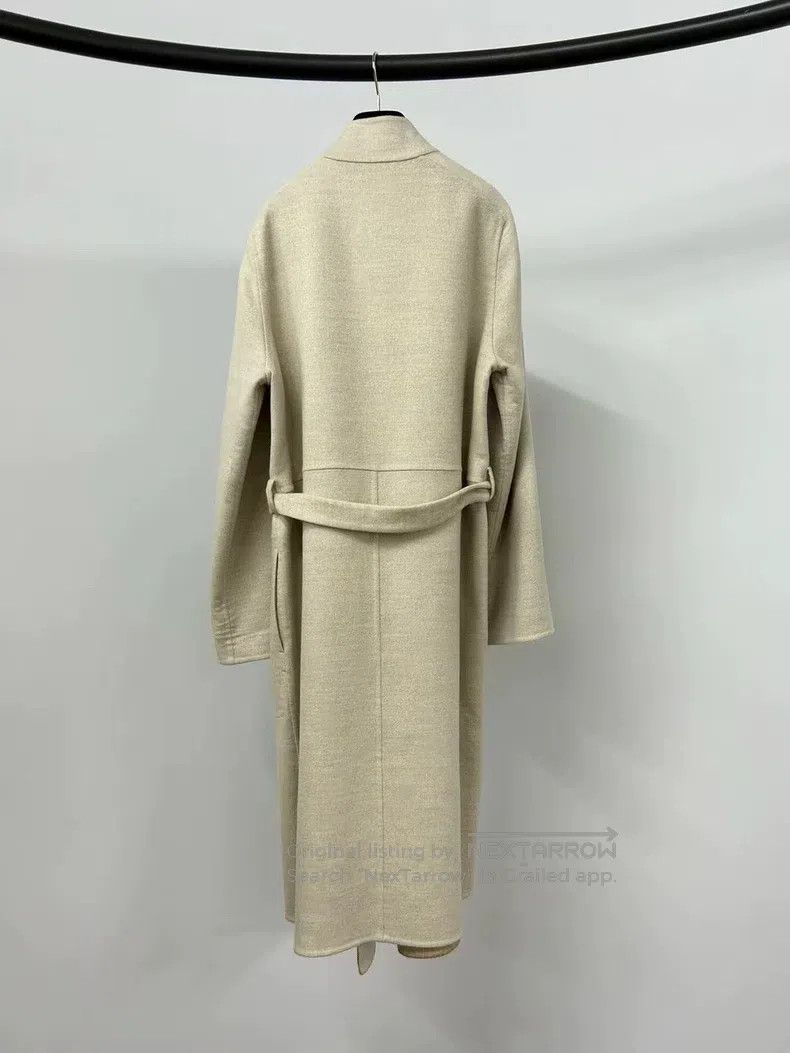 Hermes Hermes Double-faced cashmere coat Size XXS / US 00 / IT 34 - 9 Thumbnail