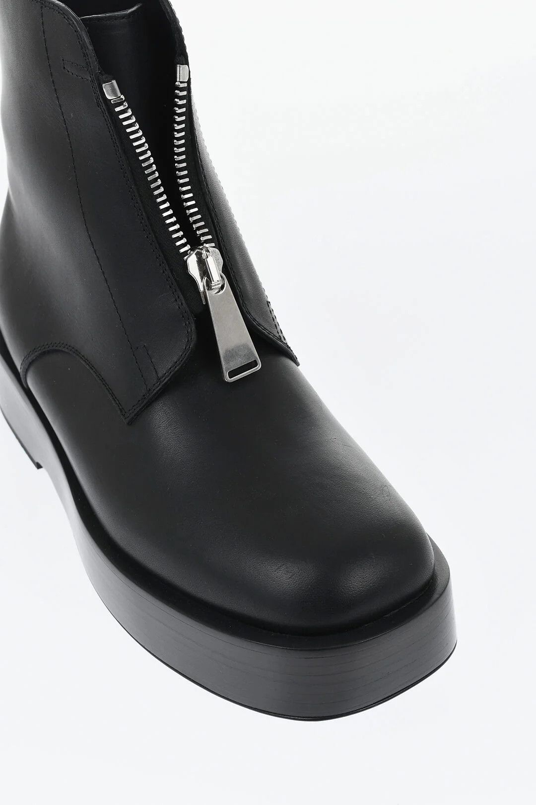 Bottega Veneta og1mm0426 Leather Ankle Boots in Black Size US 9 / EU 42 - 4 Thumbnail