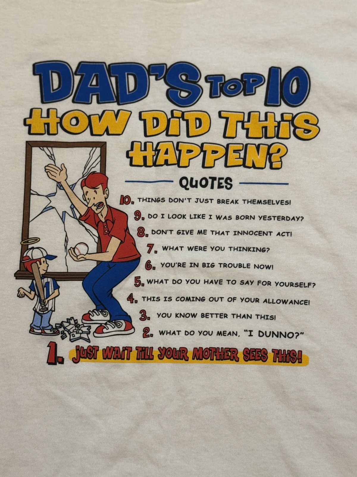 Other Dad's Top 10 How Did This Happen T-Shirt tee Size US XL / EU 56 / 4 - 1 Thumbnail