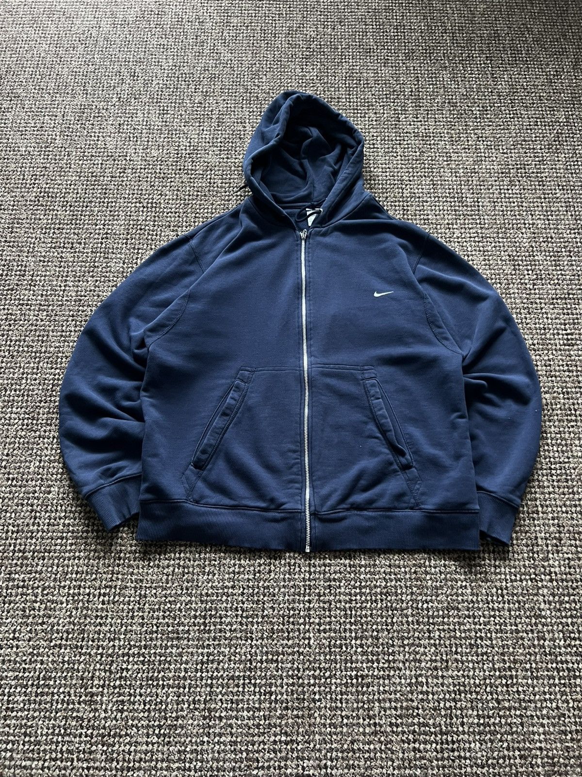 Nike Vintage Nike Zip Hoodie Y2K Basic Fit 90s USA Style Size US L / EU 52-54 / 3 - 2 Thumbnail