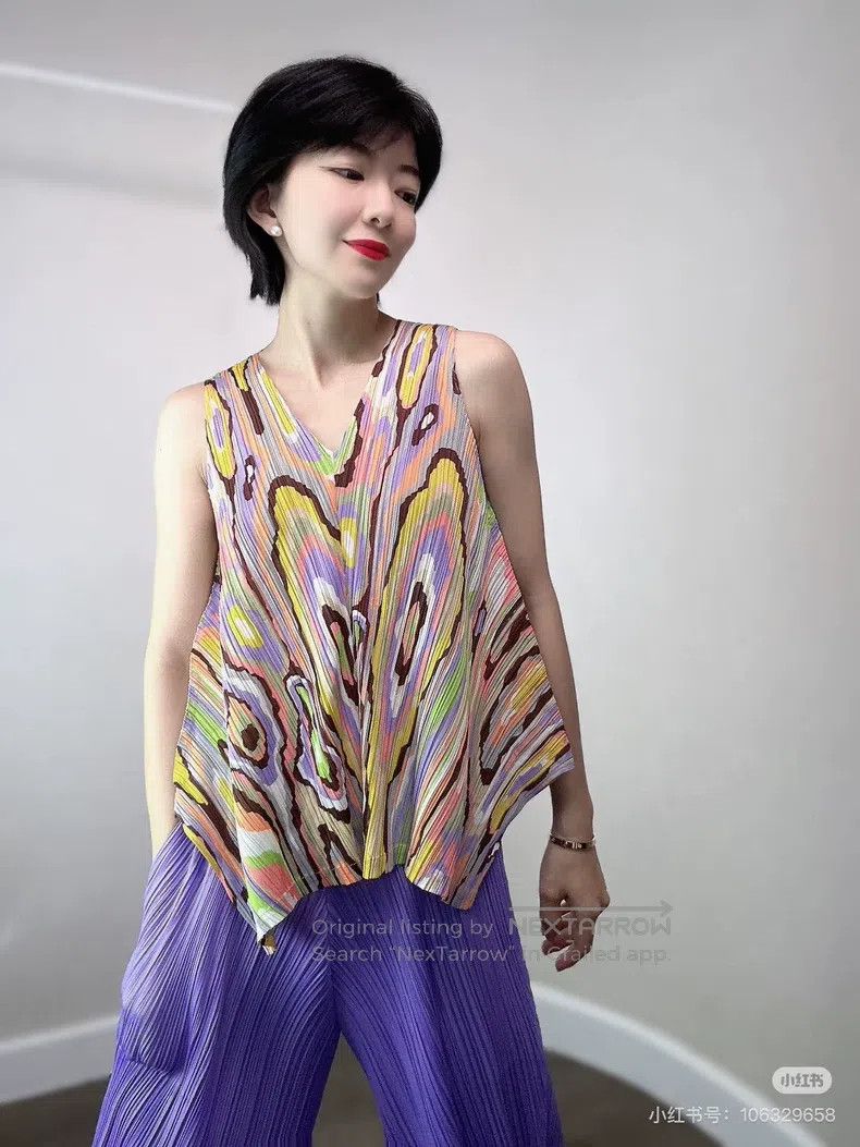 Issey Miyake Issey Miyake Annual Ring Tank Top Size L / US 10 / IT 46 - 1 Thumbnail
