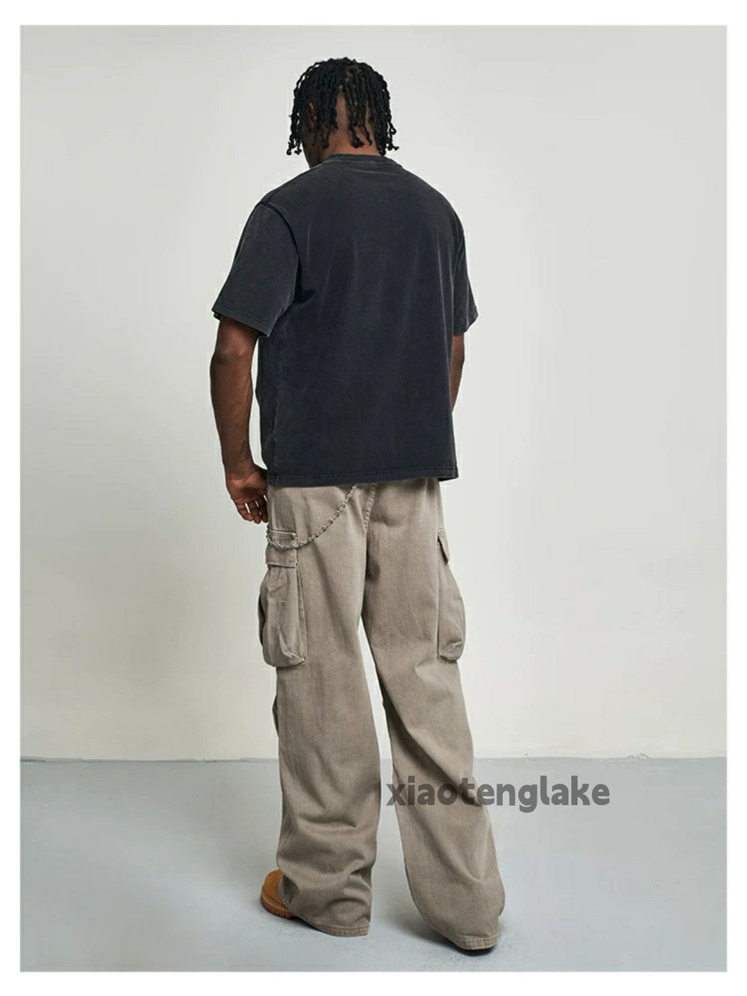 Designer × Japanese Brand × Vintage washed faded cleanfit skate hiphop baggy cargo pants Size US 32 / EU 48 - 4 Thumbnail