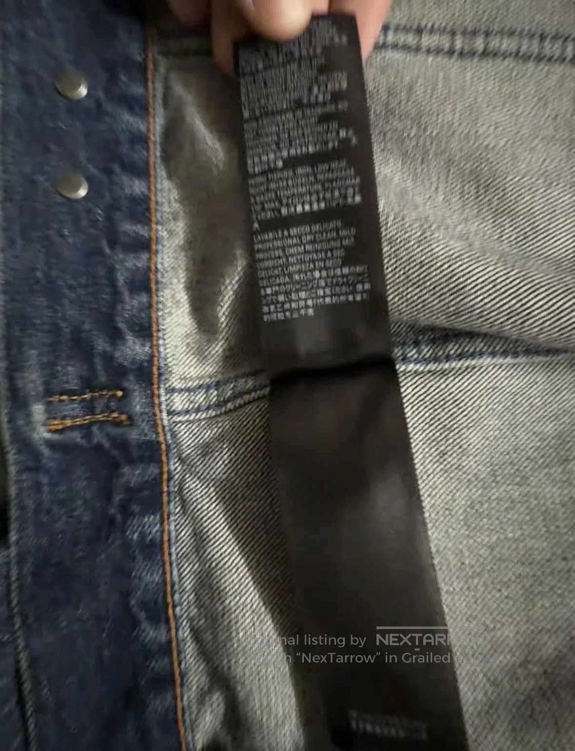 Balenciaga Balenciaga denim jacket wxx. Size US M / EU 48-50 / 2 - 4 Thumbnail