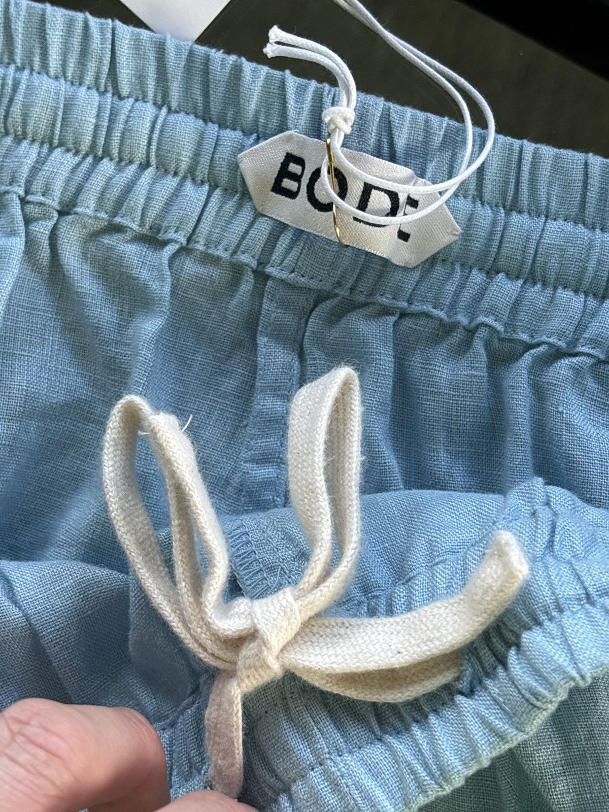 Bode BODE LINEN VACATION LOGO SHORTS Size US 36 / EU 52 - 8 Thumbnail