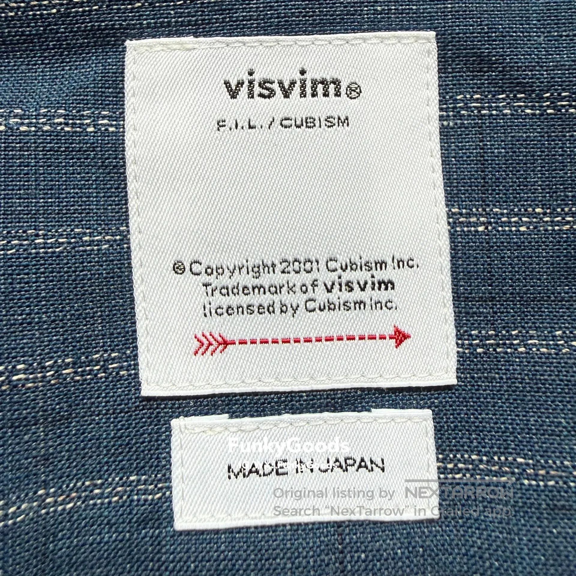 Visvim Visvim 25aw Keesey Stripes L/S Shirt. Size US XL / EU 56 / 4 - 7 Thumbnail