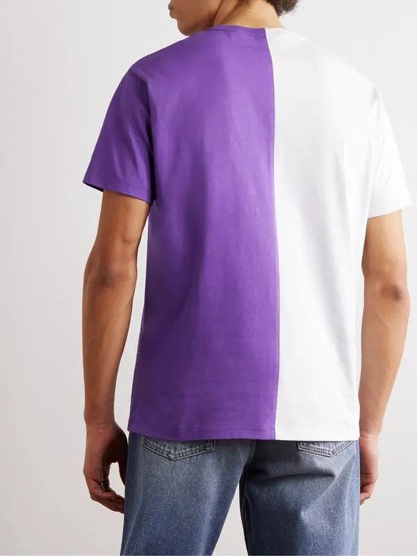Valentino o1y0525 Logo T-Shirt in Purple/White Size US M / EU 48-50 / 2 - 3 Thumbnail