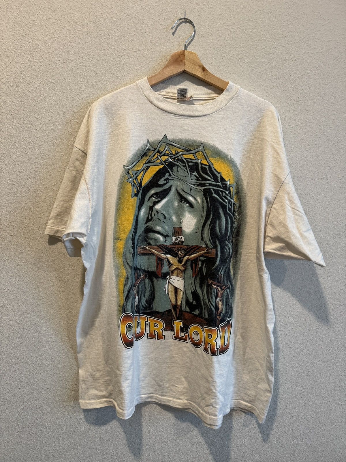 Other Vintage XXL 90’s Jesus Christ Our Lord Religious Tee T-Shirt Size US XXL / EU 58 / 5 - 1 Thumbnail