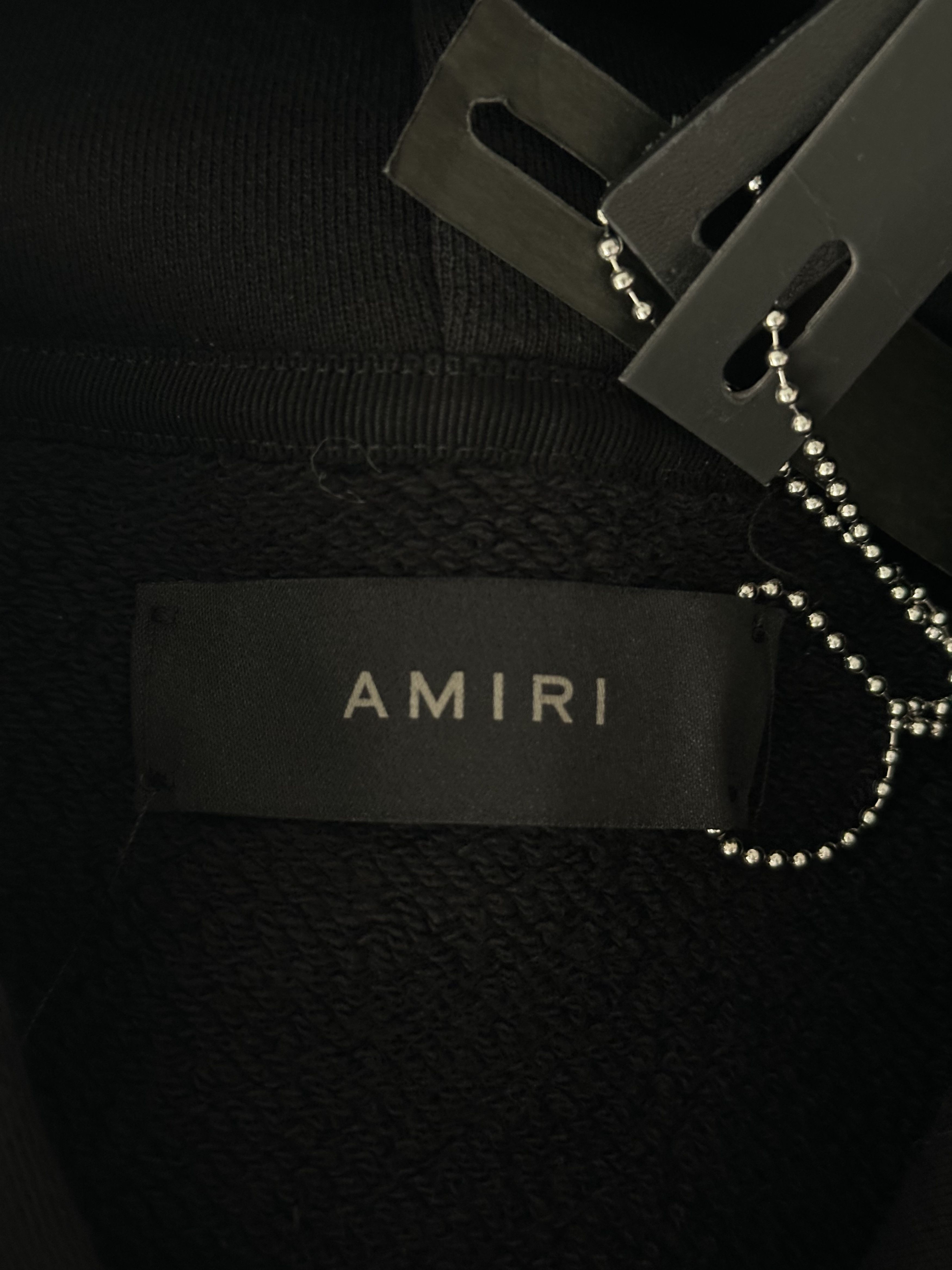 Amiri Amiri Black & White Embroidered Dragon Logo Hoodie Size US L / EU 52-54 / 3 - 3 Thumbnail