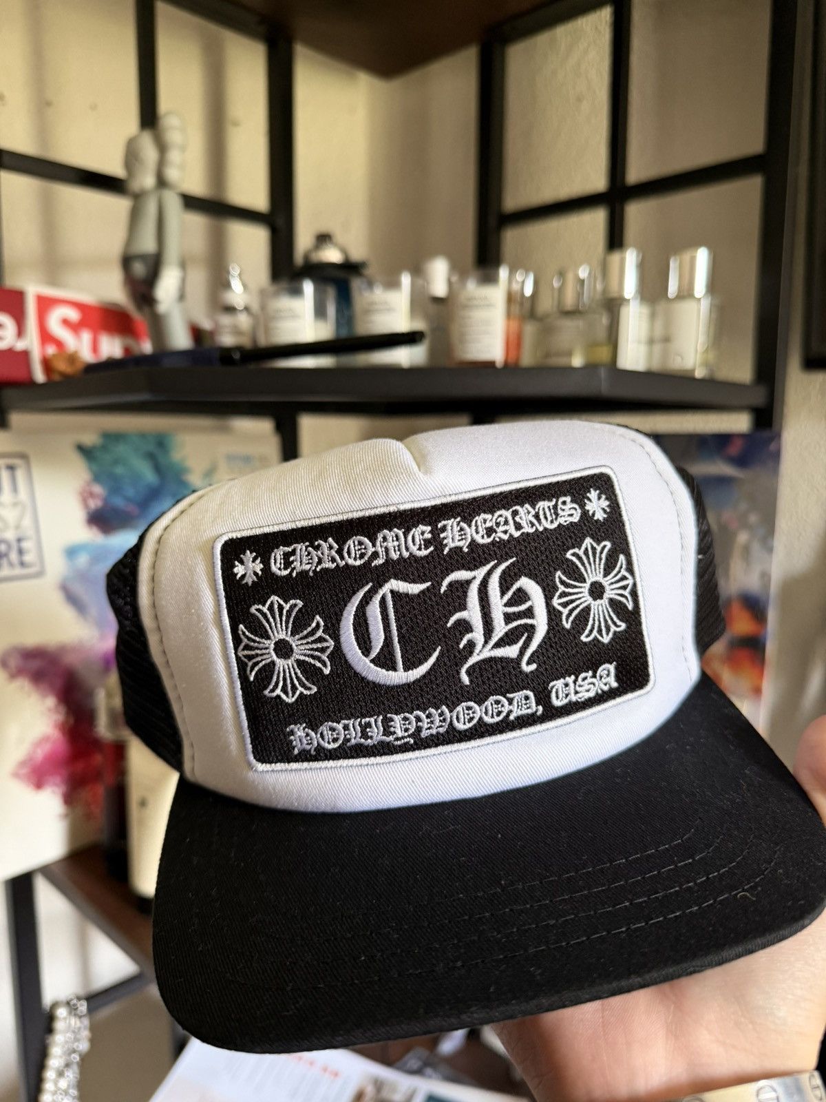 Chrome Hearts Chrome Hearts CH Hollywood Trucker Hat Size ONE SIZE - 1 Thumbnail
