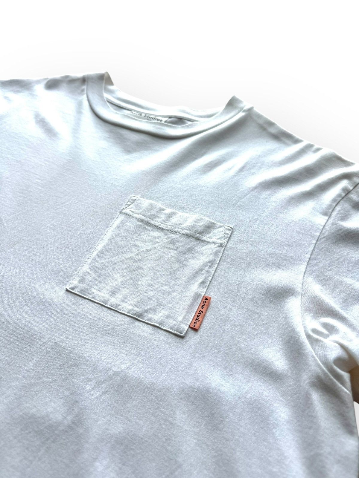 Acne Studios Acne Boxy Cropped White Tee Size US S / EU 44-46 / 1 - 3 Thumbnail