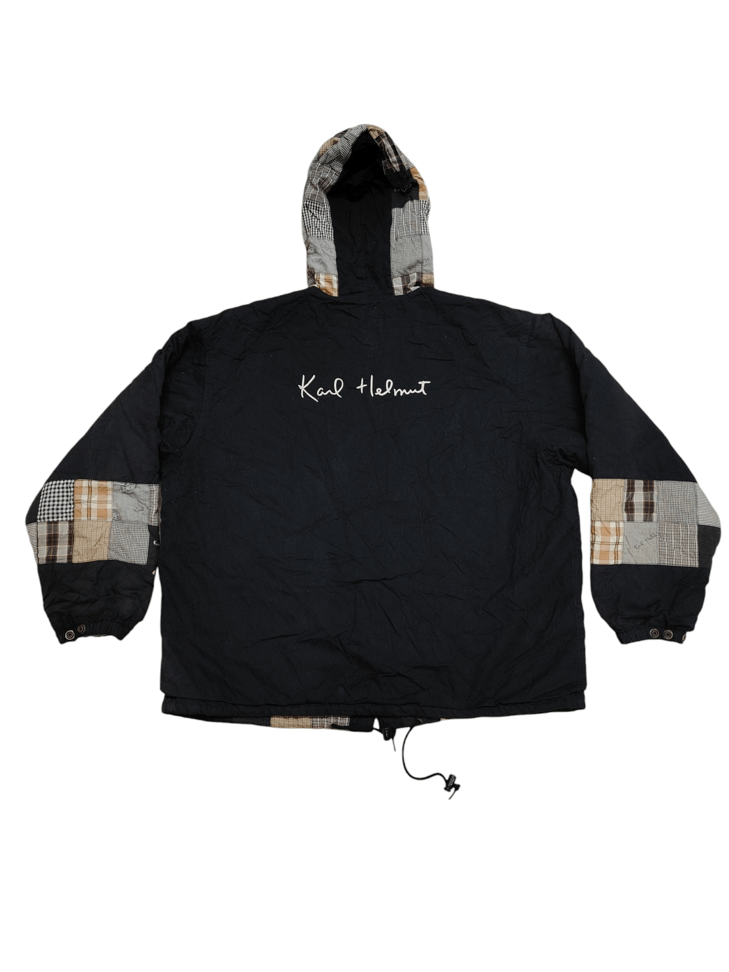 Karl Helmut Karl Helmut Full Patches Hooded Bomber Jacket Size US XL / EU 56 / 4 - 2 Thumbnail