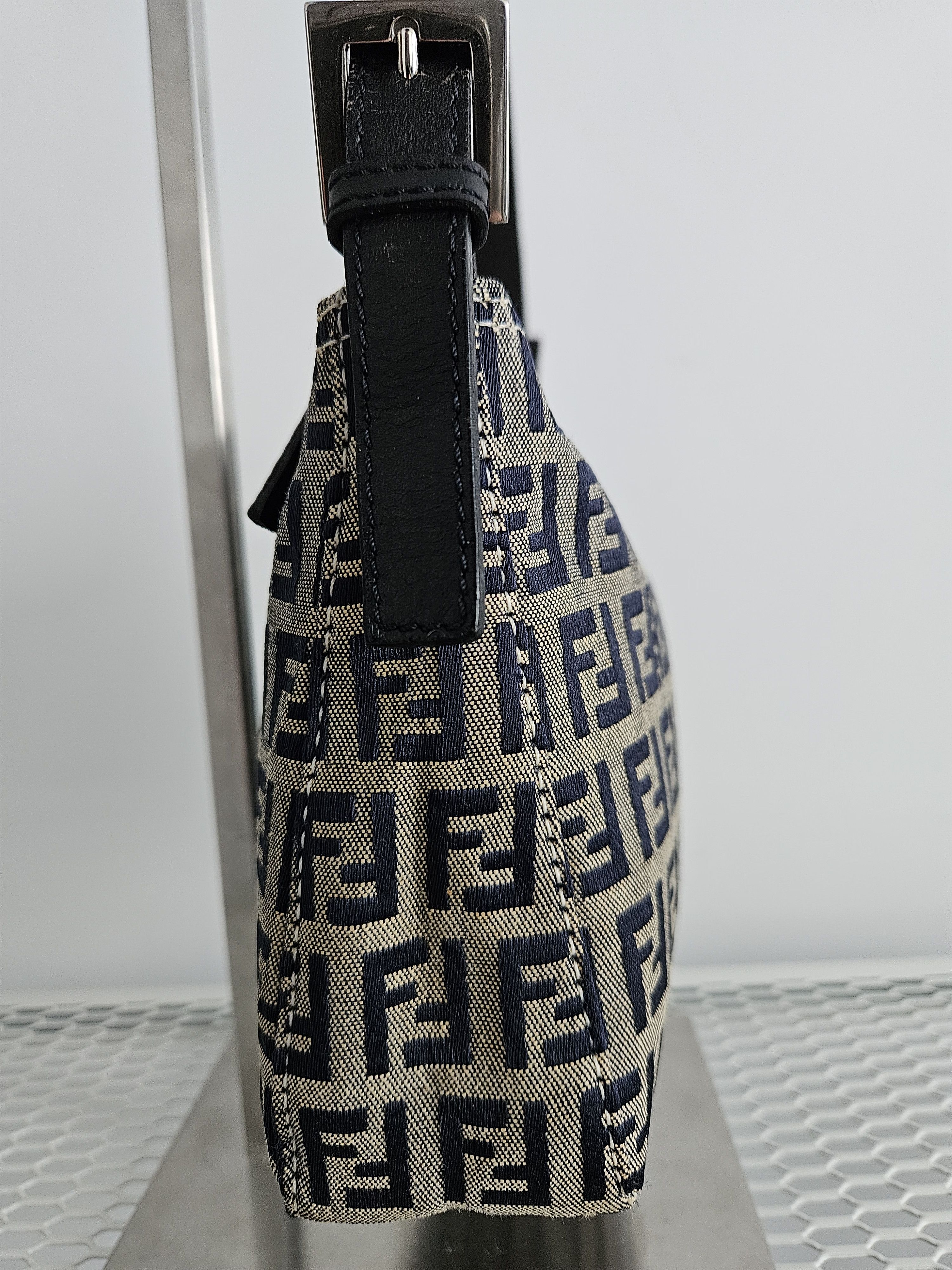 Fendi Fendi zucchino ff monogram canvas mini bag pochette Size ONE SIZE - 11 Thumbnail