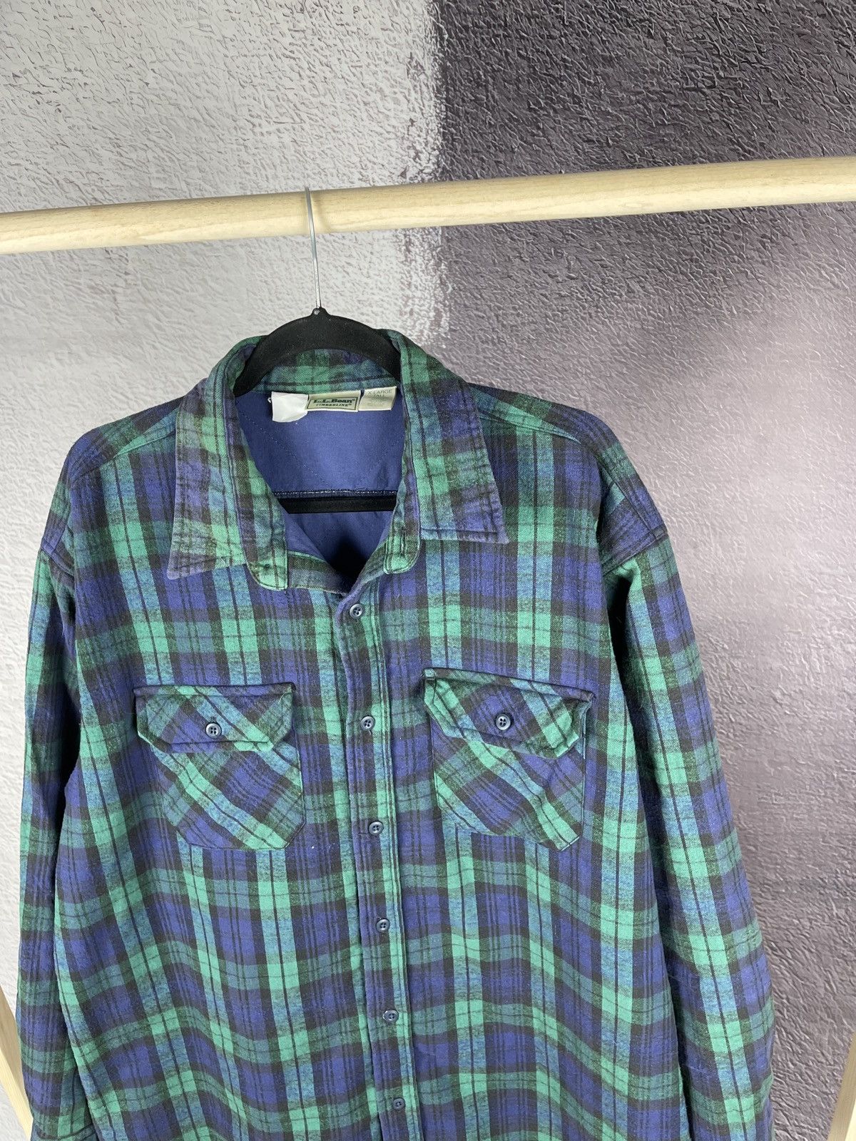 L.L. Bean L.L. Bean timberline vintage made in USA flannel overshirt Size US XL / EU 56 / 4 - 7 Thumbnail