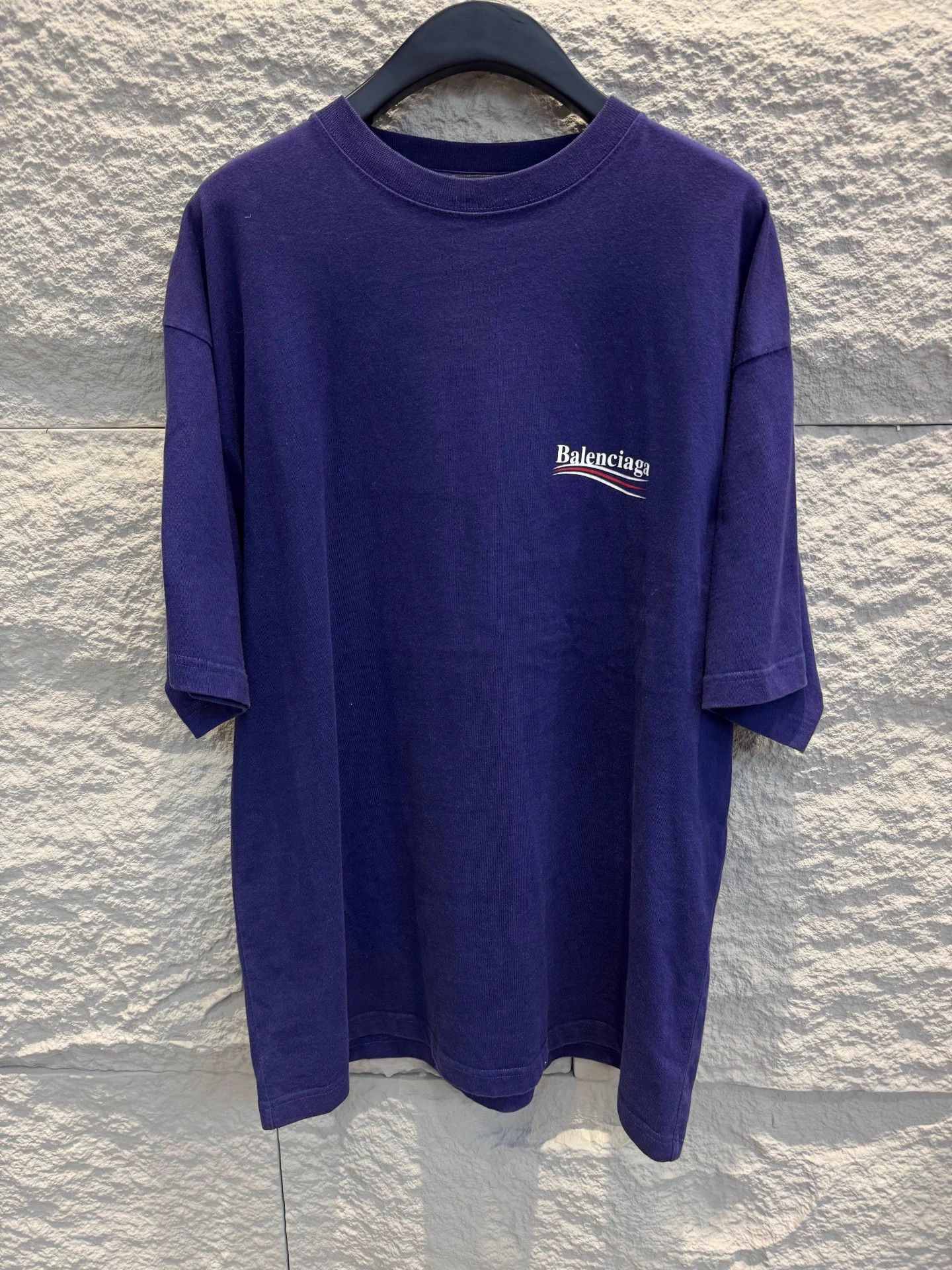 Balenciaga Balenciaga Blue Coke Logo Oversized T-Shirt S Size US S / EU 44-46 / 1 - 1 Thumbnail