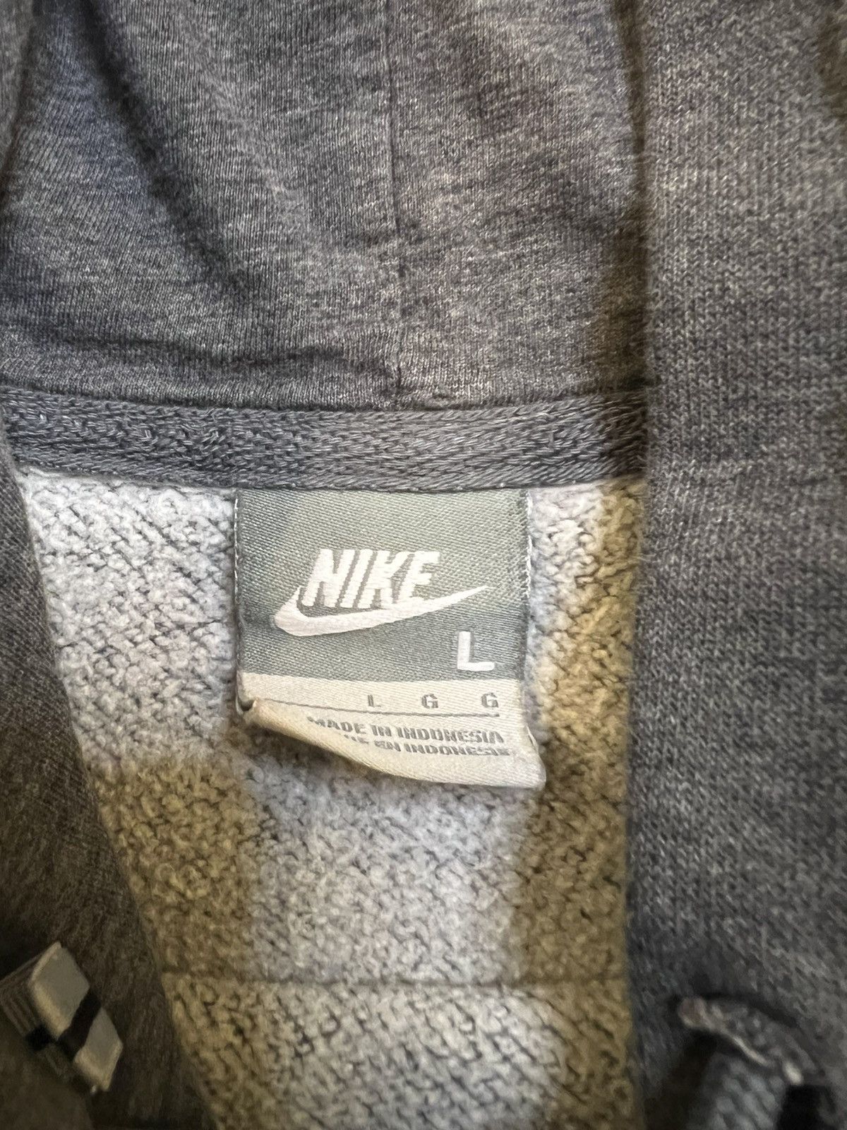 Nike × Vintage Y2K NIKE Spell-Out Hoodie Size US L / EU 52-54 / 3 - 12 Thumbnail