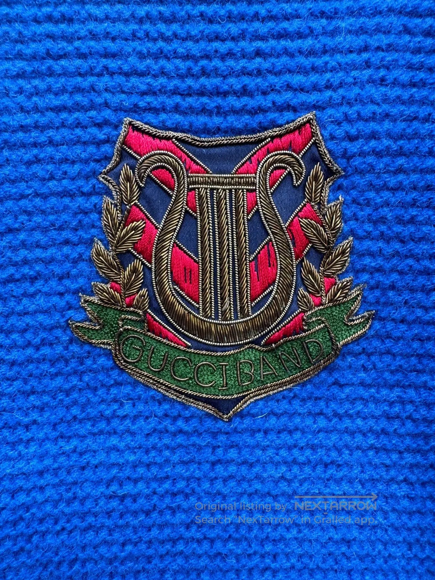 Gucci Guicci Klein Blue Preppy Wool Coat| Size M / US 6-8 / IT 42-44 - 5 Thumbnail