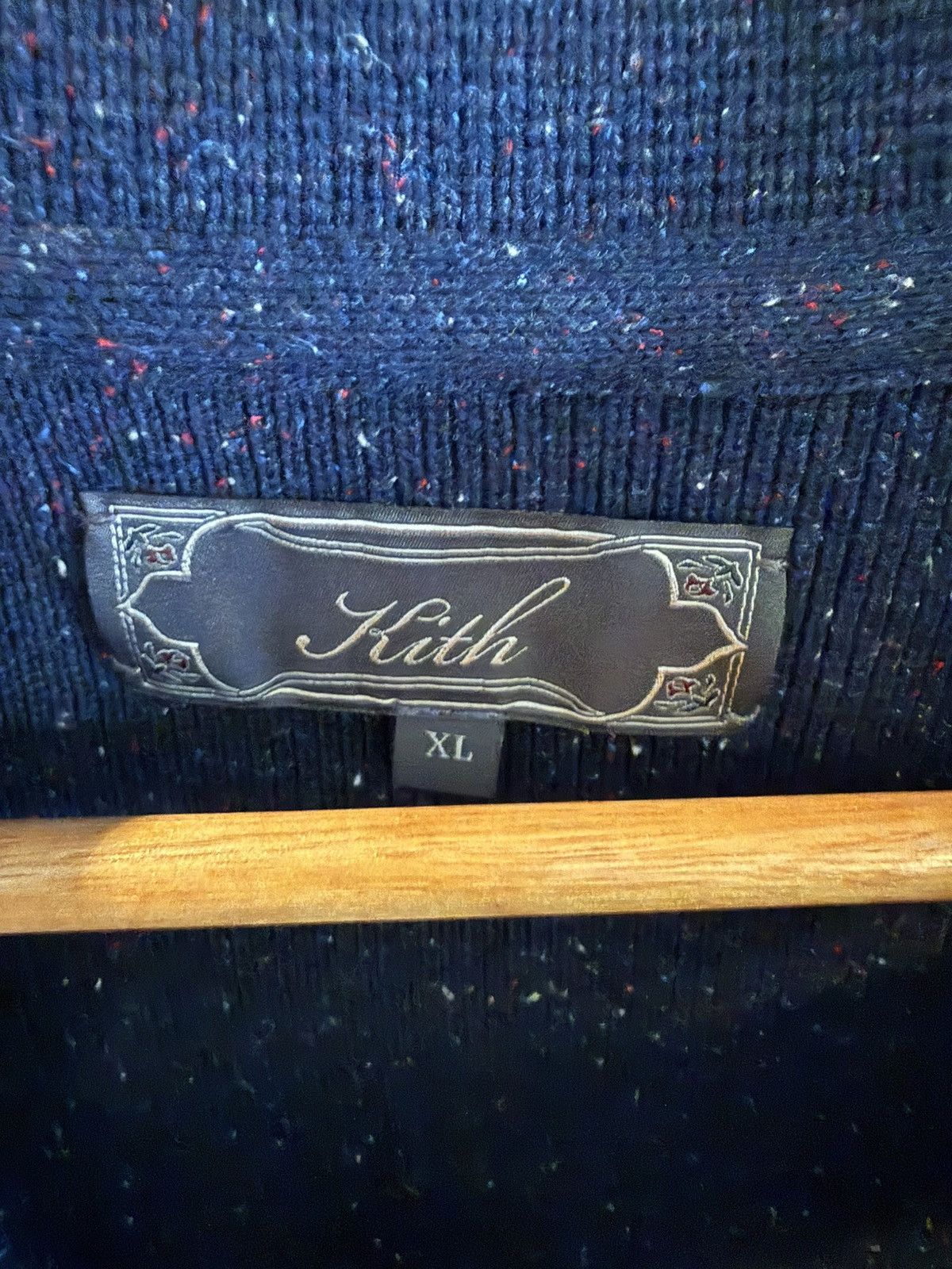 Kith Kith Marled Knit Hastings Cardigan - Nocturnal Size US XL / EU 56 / 4 - 3 Thumbnail