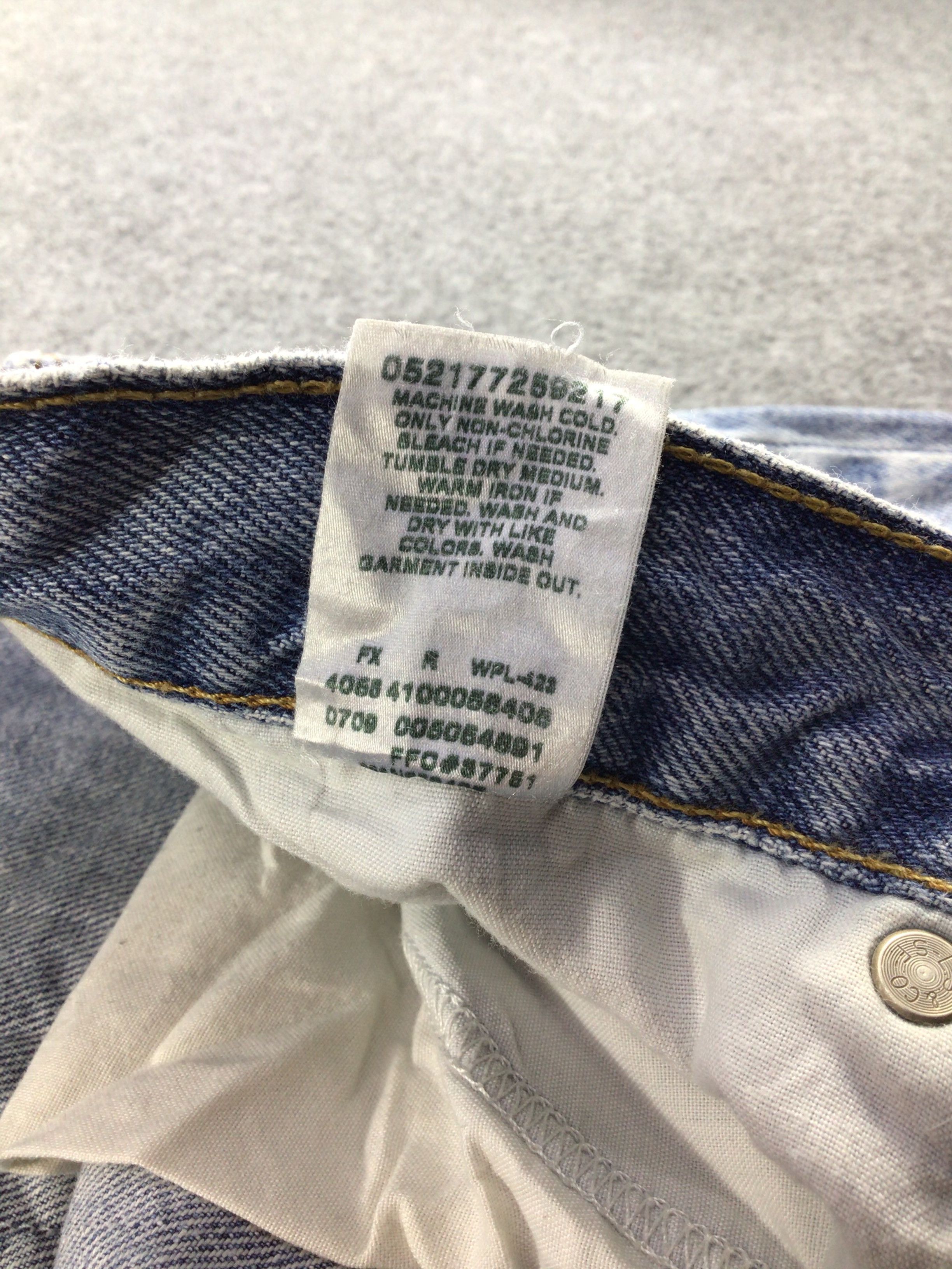 Levi's Vintage Levis 505 Jeans Stone Wash Denim KJ208 Size US 38 / EU 54 - 11 Thumbnail