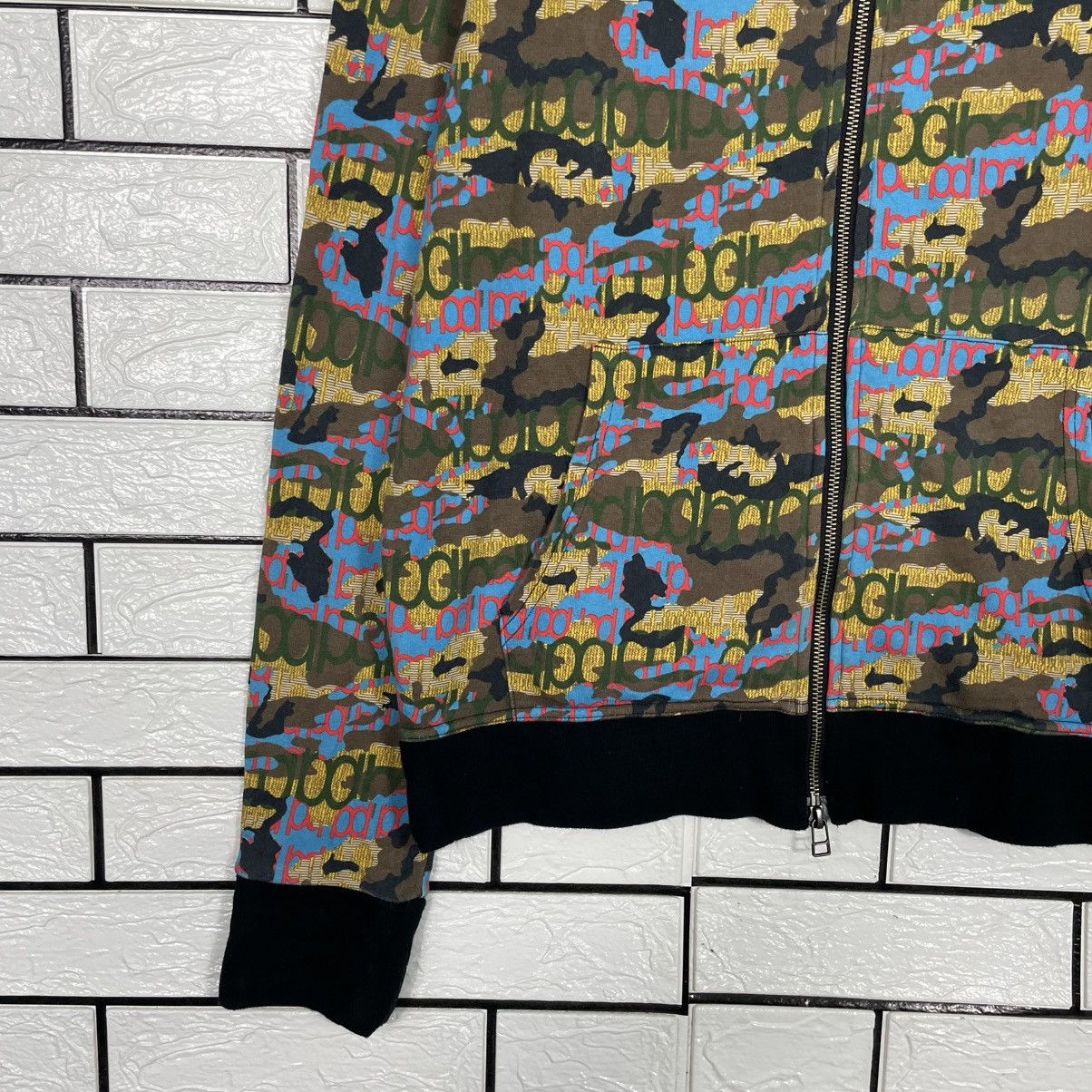 Japanese Brand Japanese Brand Paranoia Full Print Zipper Hoodie Size US M / EU 48-50 / 2 - 3 Thumbnail