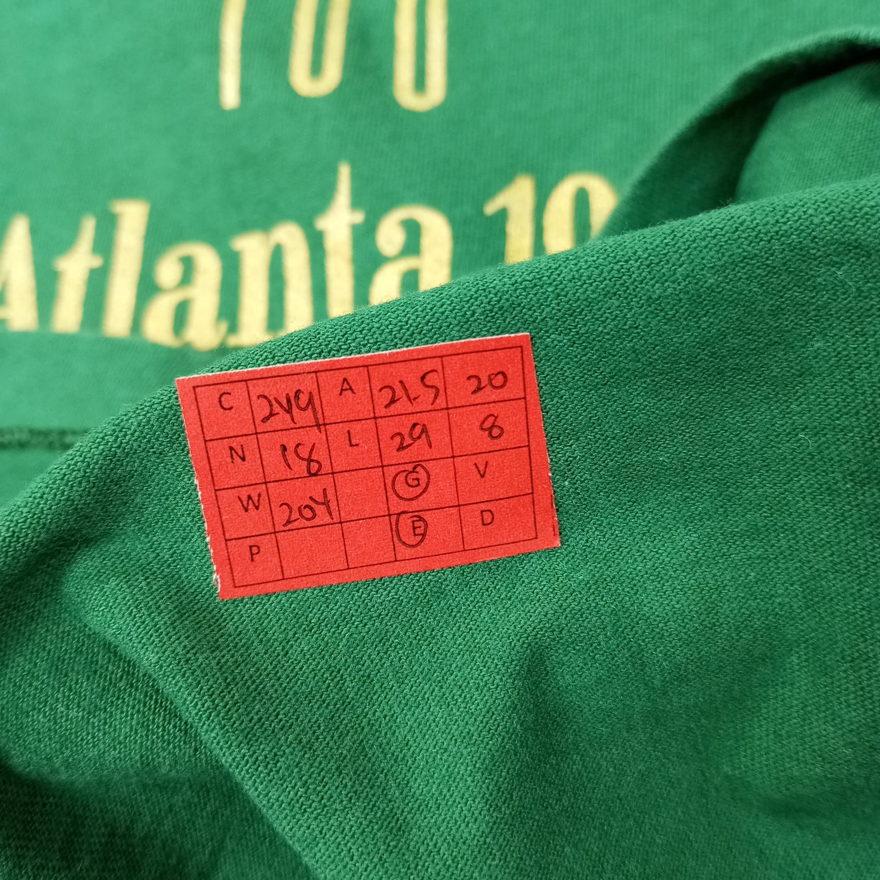 USA Olympics Olympic Atlanta 1996 Promo Style Vintage Tshirt c249n18 Size US L / EU 52-54 / 3 - 6 Thumbnail