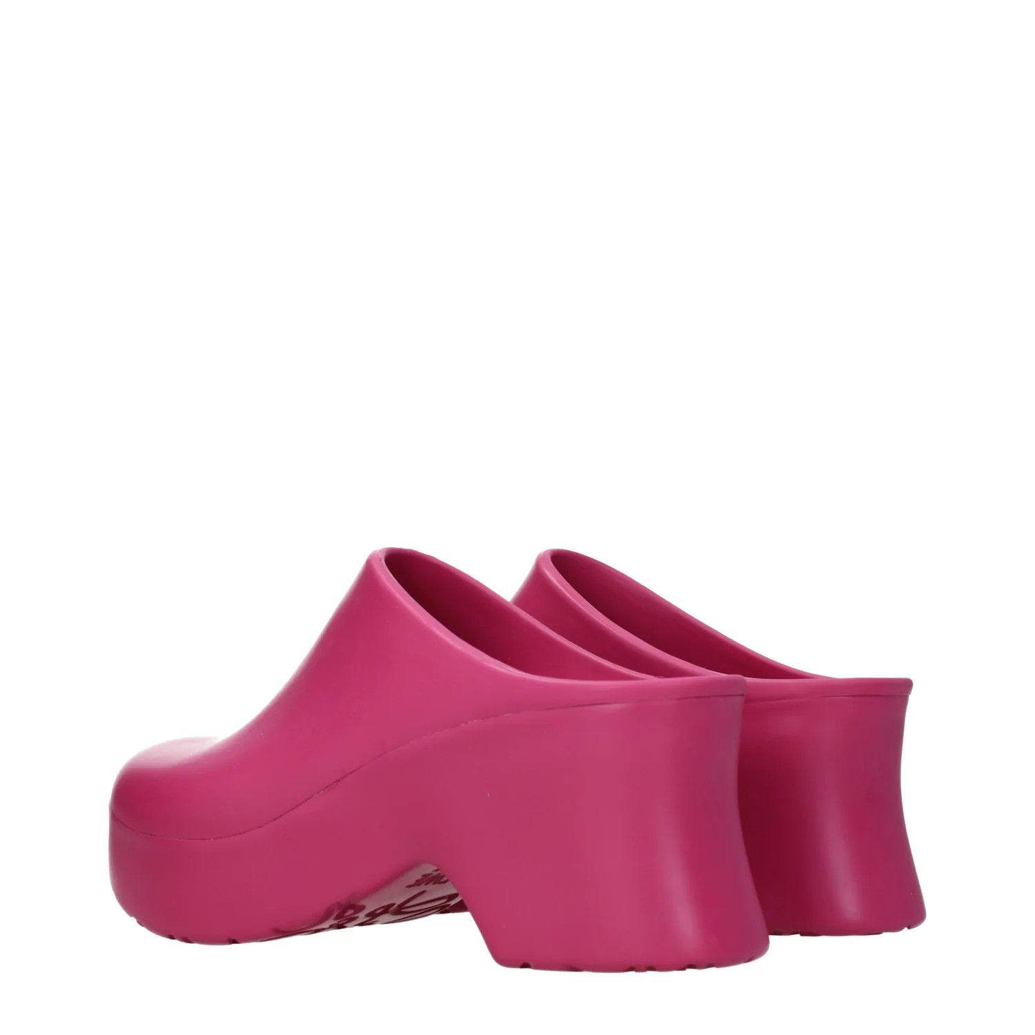 Loewe ob1o1e1124 Rubber Slippers and Clogs in Fuchsia Size US 6 / IT 36 - 4 Thumbnail
