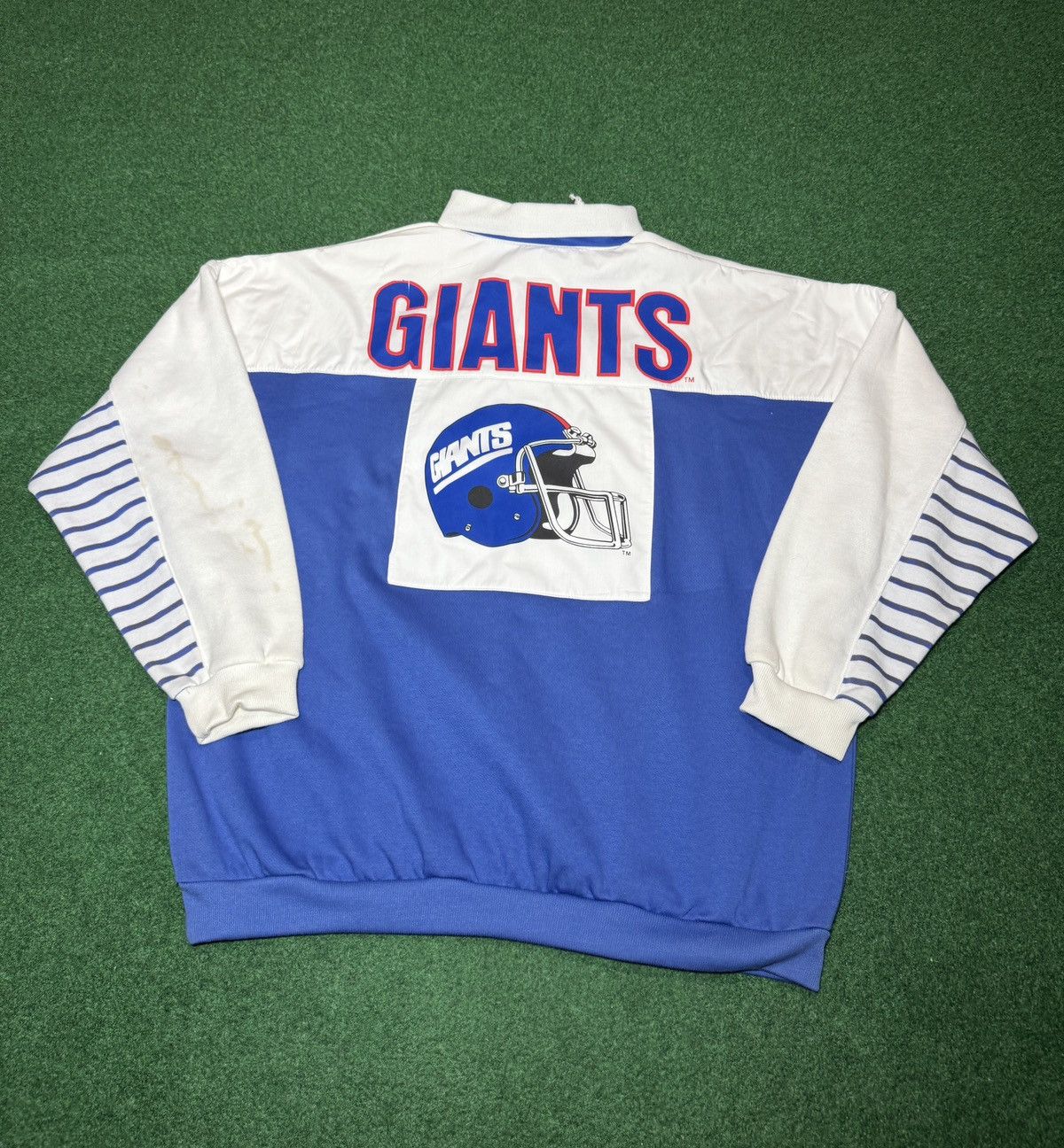 Vintage Vintage 90s New York Giants Long Sleeve Polo XL RARE NFL Size US XL / EU 56 / 4 - 3 Thumbnail