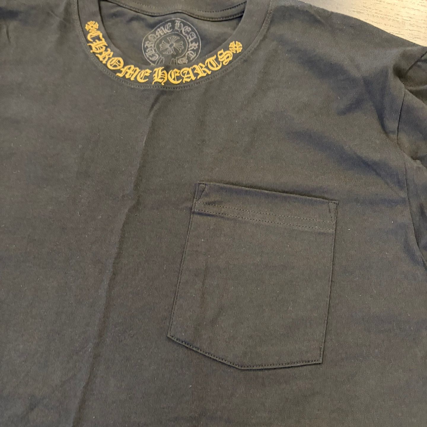 Chrome Hearts Chrome Hearts Neck Logo Long Sleeve T-Shirt Black Army Green Size US L / EU 52-54 / 3 - 5 Thumbnail