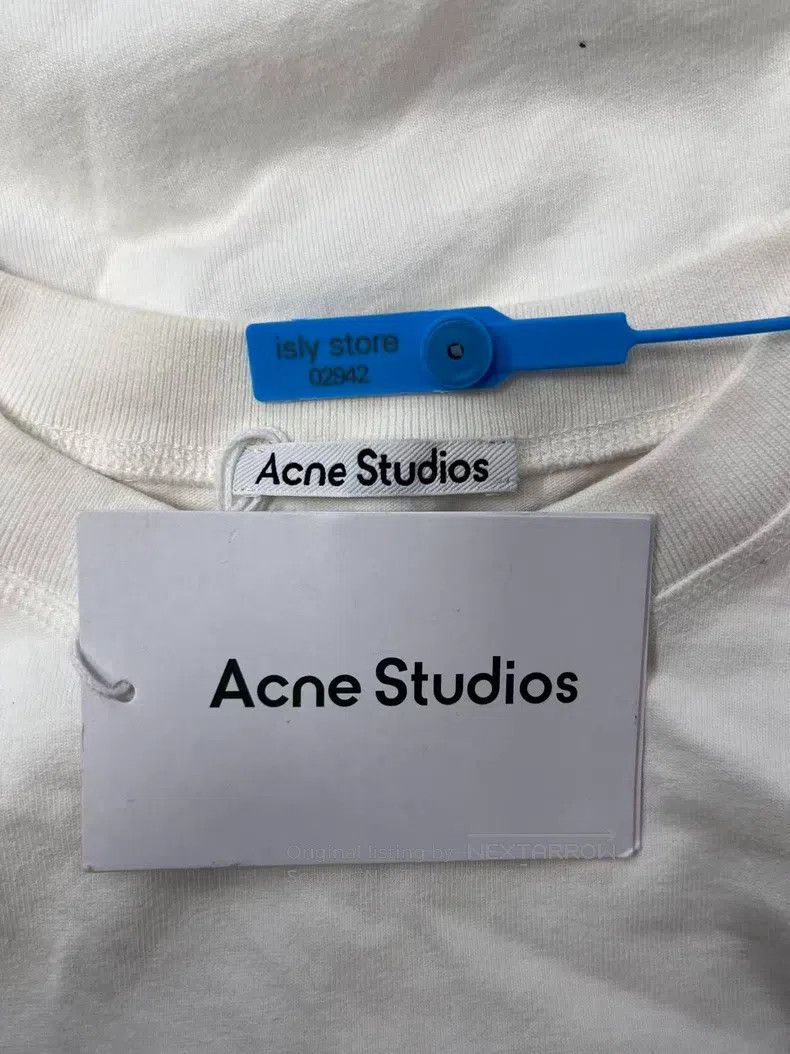 Acne Studios Acne Studios Letter Embroidered Crewneck Loose Fit Long Sl Size US XXS / EU 40 - 5 Thumbnail