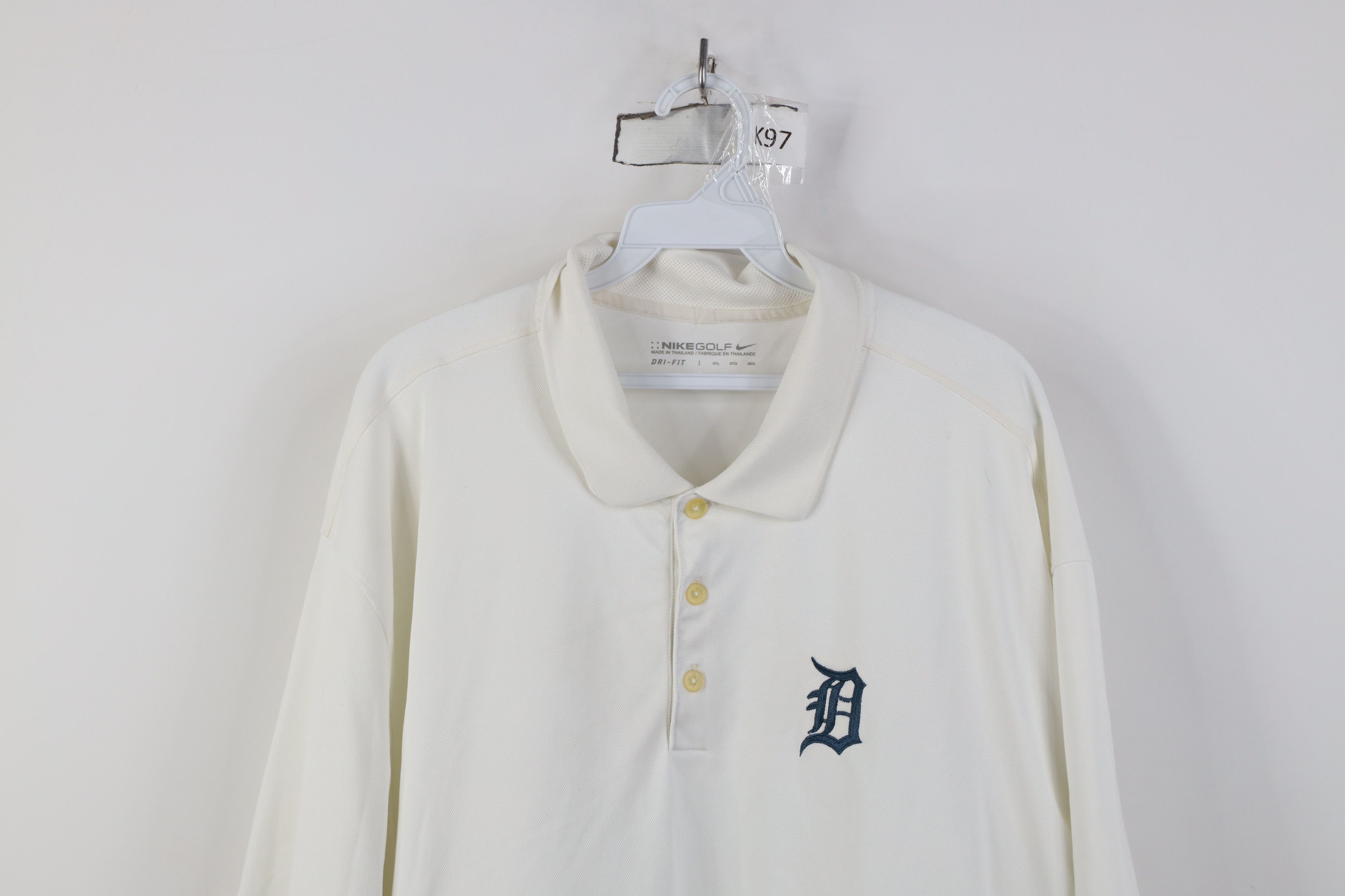 Nike Nike Golf Old English D Detroit Tigers Baseball Polo Shirt Size US XXL / EU 58 / 5 - 2 Thumbnail