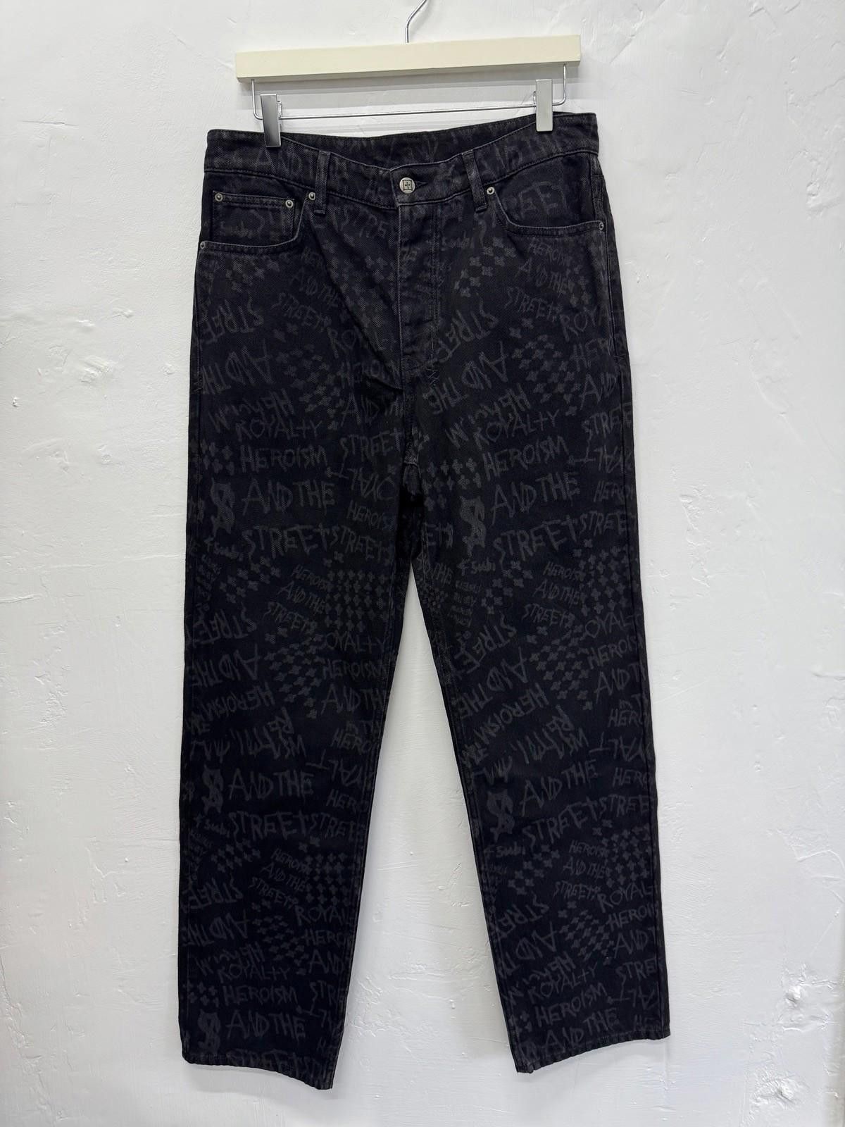 Ksubi new Ksubi mens denim jeans anti k black heroism print 32 Size US 32 / EU 48 - 1 Thumbnail