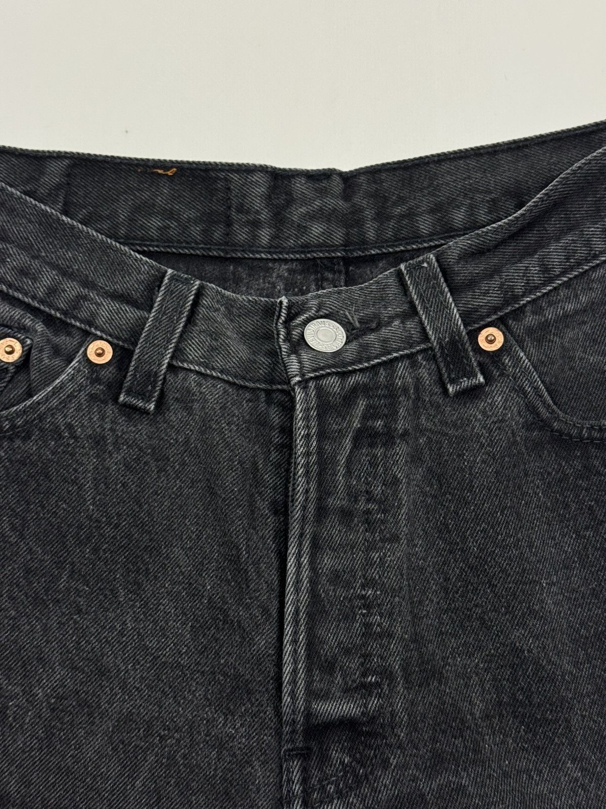 Levi's 1990’s Vintage Levi’s 17501-0660 Washed Gray Women’s Jeans Size 28" / US 6 / IT 42 - 5 Thumbnail
