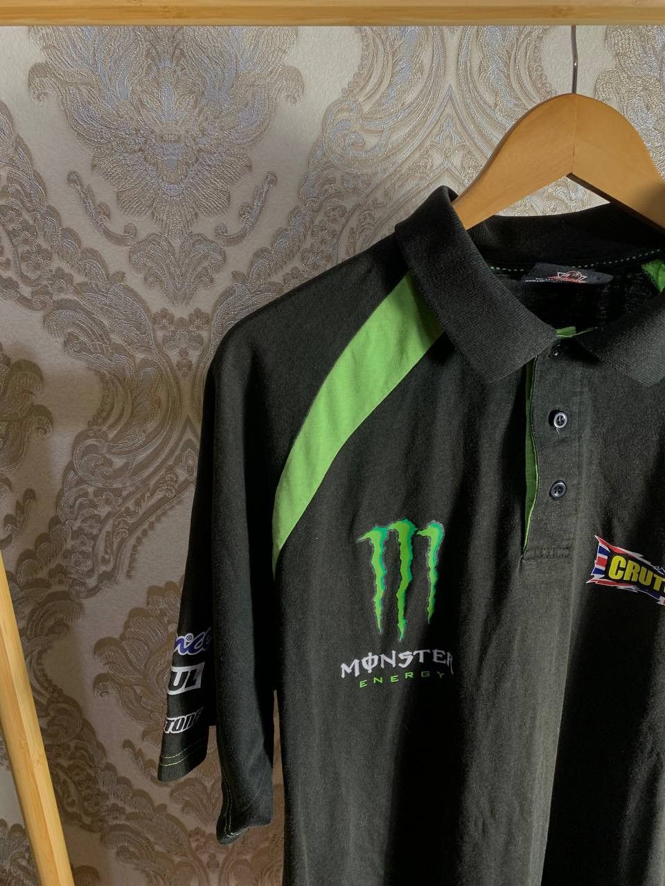 Vintage VERY RARE MONSTER ENERGY MOTORCYCLE POLO NASCAR Y2K 90s Size US XL / EU 56 / 4 - 3 Thumbnail