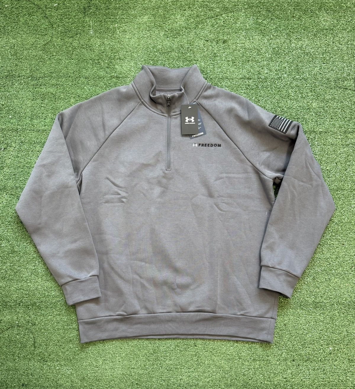 Under Armour Under Armour Freedom Men Icon Fleece Collared 1/4 Zip Size US XL / EU 56 / 4 - 1 Thumbnail