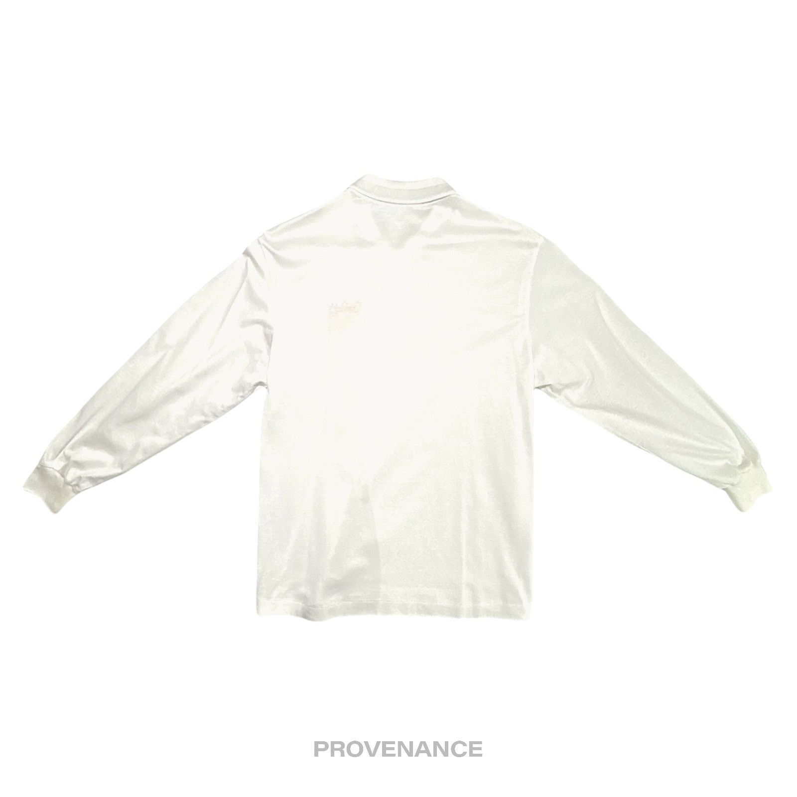 Balenciaga 🔴 Balenciaga Golf Polo Shirt - White Embroidered Checker M Size US M / EU 48-50 / 2 - 2 Thumbnail
