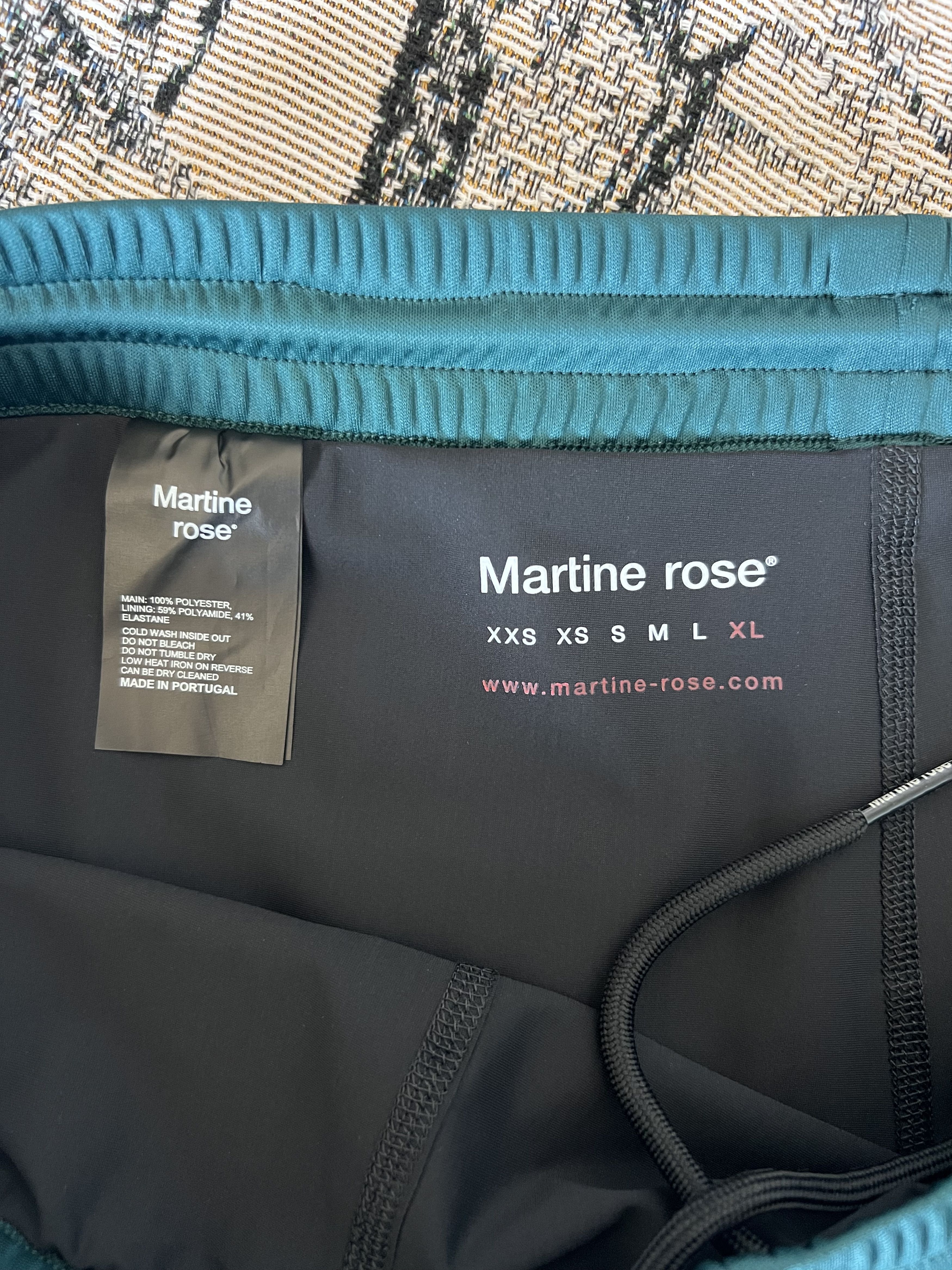 Martine Rose Martine Rose Double Football Shorts in Green Size US 36 / EU 52 - 7 Thumbnail