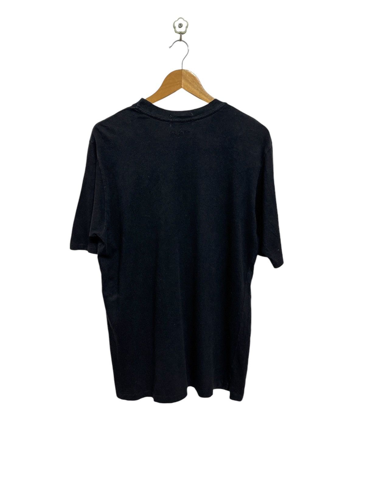 Vintage × Yohji Yamamoto Vintage Yohji Yamamoto Pour Homme Embroidered Signature Tee Size US M / EU 48-50 / 2 - 4 Thumbnail