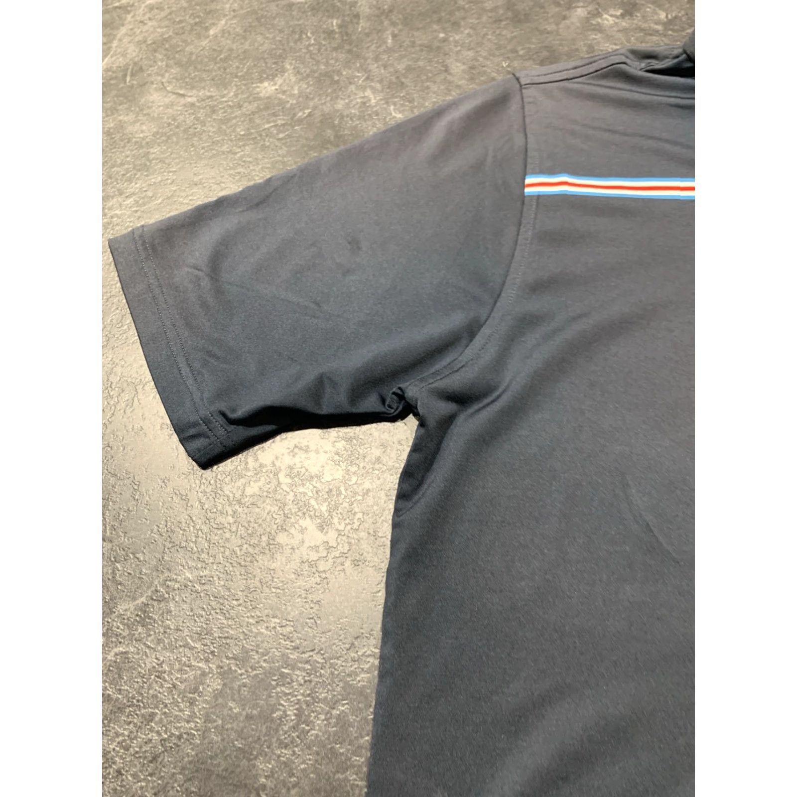 Footjoy VINTAGE FootJoy Men Polo Shirt Short Sleeve M Navy Blue Striped Country Club Logo Size US M / EU 48-50 / 2 - 7 Thumbnail