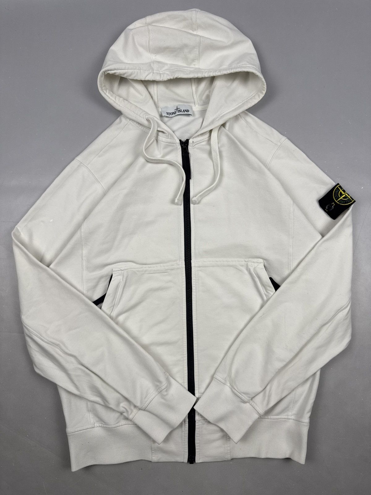 Stone island hoodie zip jacket size M mens streetwear