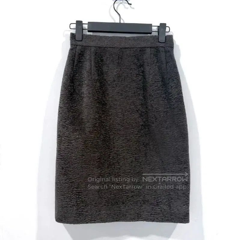 Yves Saint Laurent YSL Gray Polyester Women's Skirt . Size 23" - 2 Thumbnail