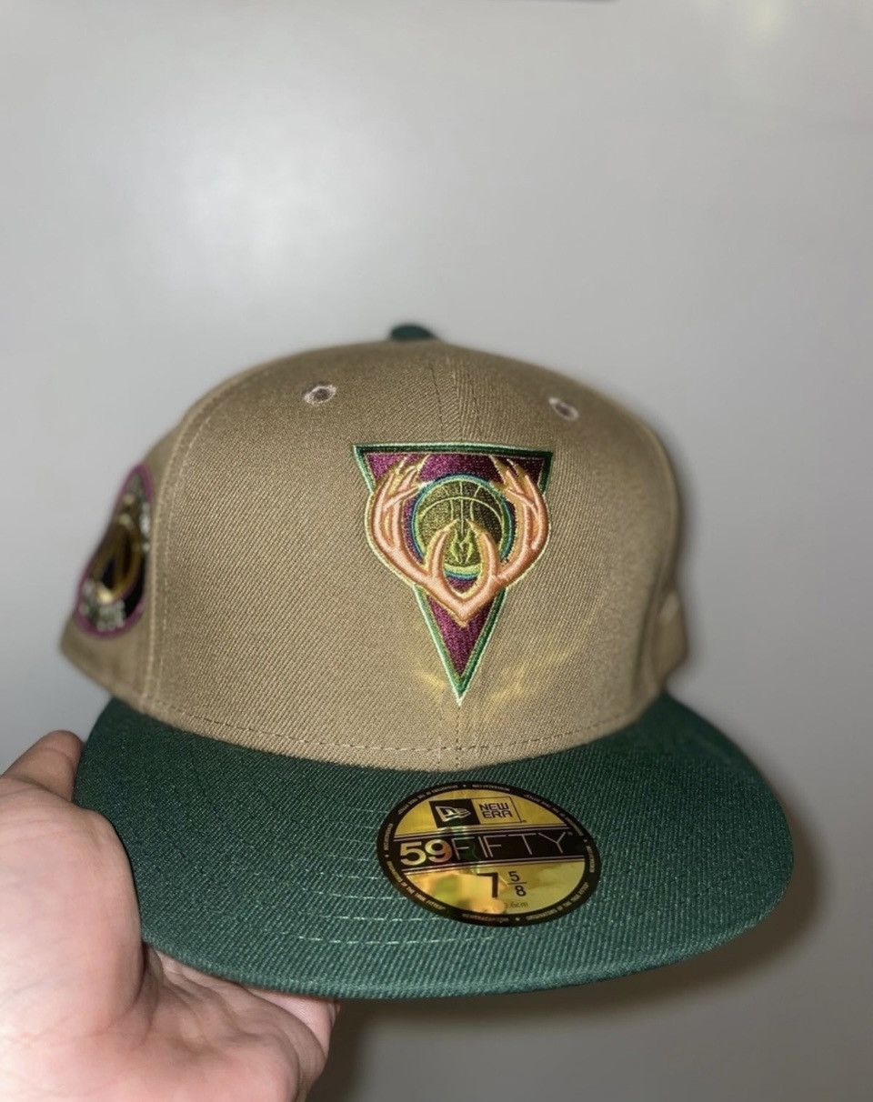 MyFitteds × New Era Myfitteds Milwaukee bucks city series vintage acg size 7 5/8 Size ONE SIZE - 2 Thumbnail