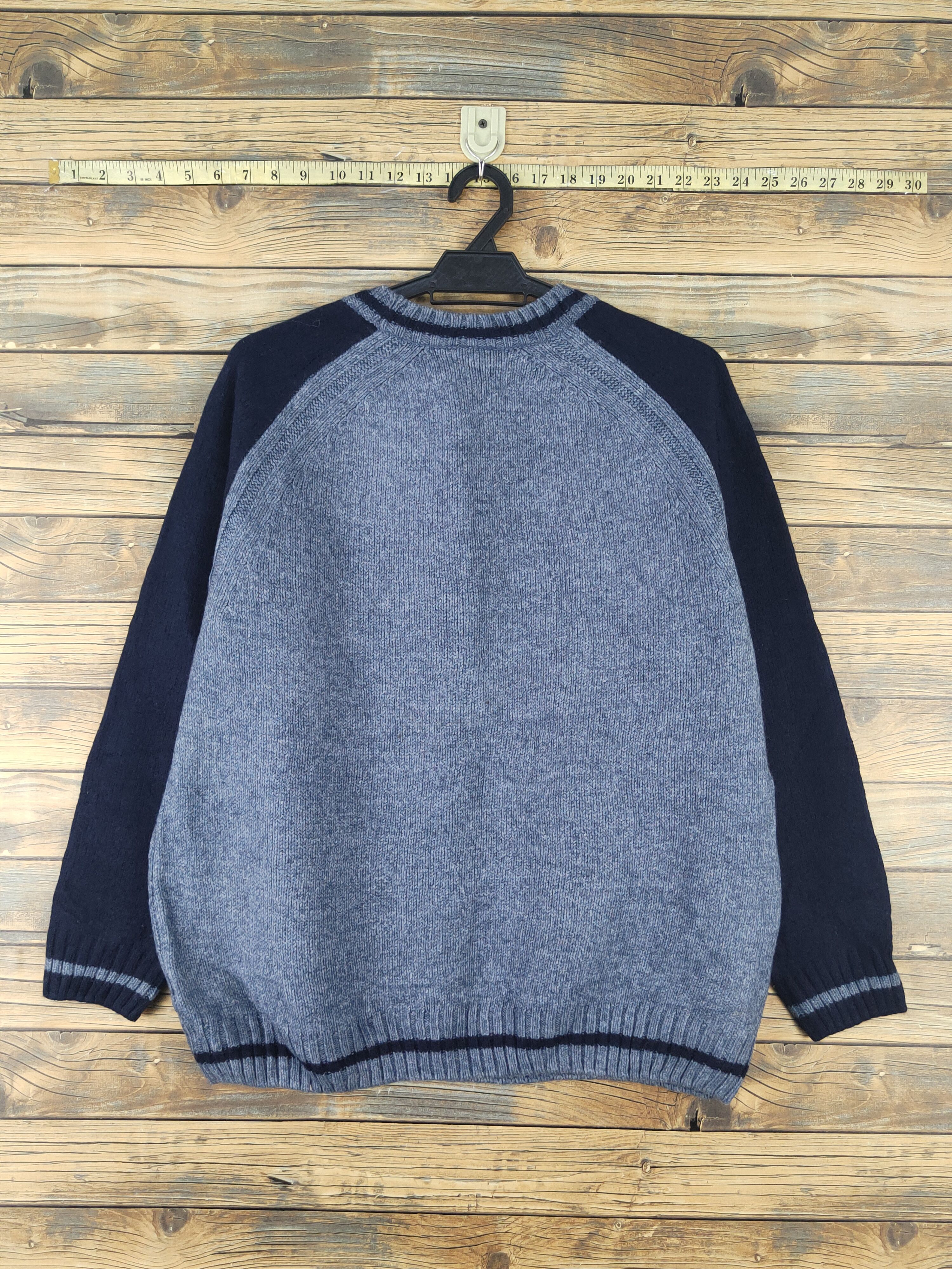 Vintage Lacoste vintage Blue Knitwear Sweatshirts #W1747 Size US M / EU 48-50 / 2 - 7 Thumbnail