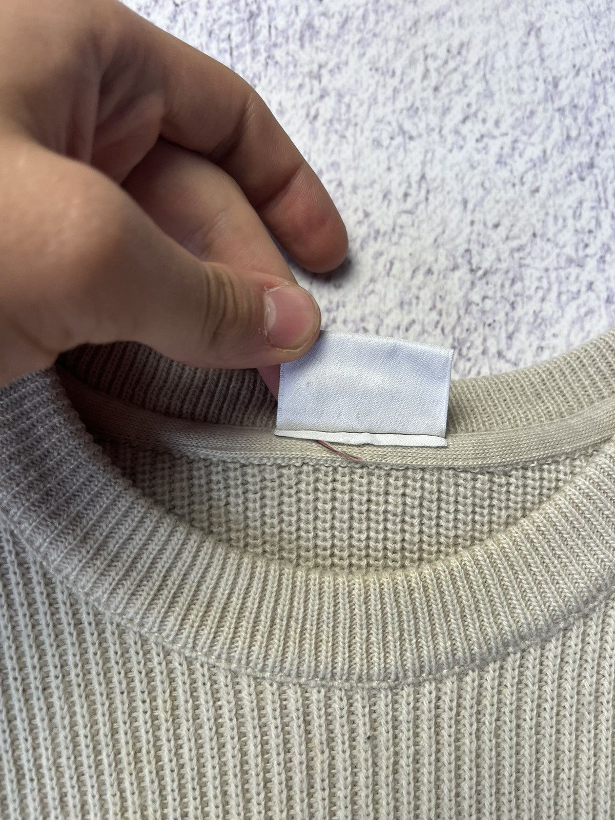 Lacoste Rare Vintage Lacoste Distressed Wool Knitted Sweater Y2K Size US M / EU 48-50 / 2 - 12 Thumbnail