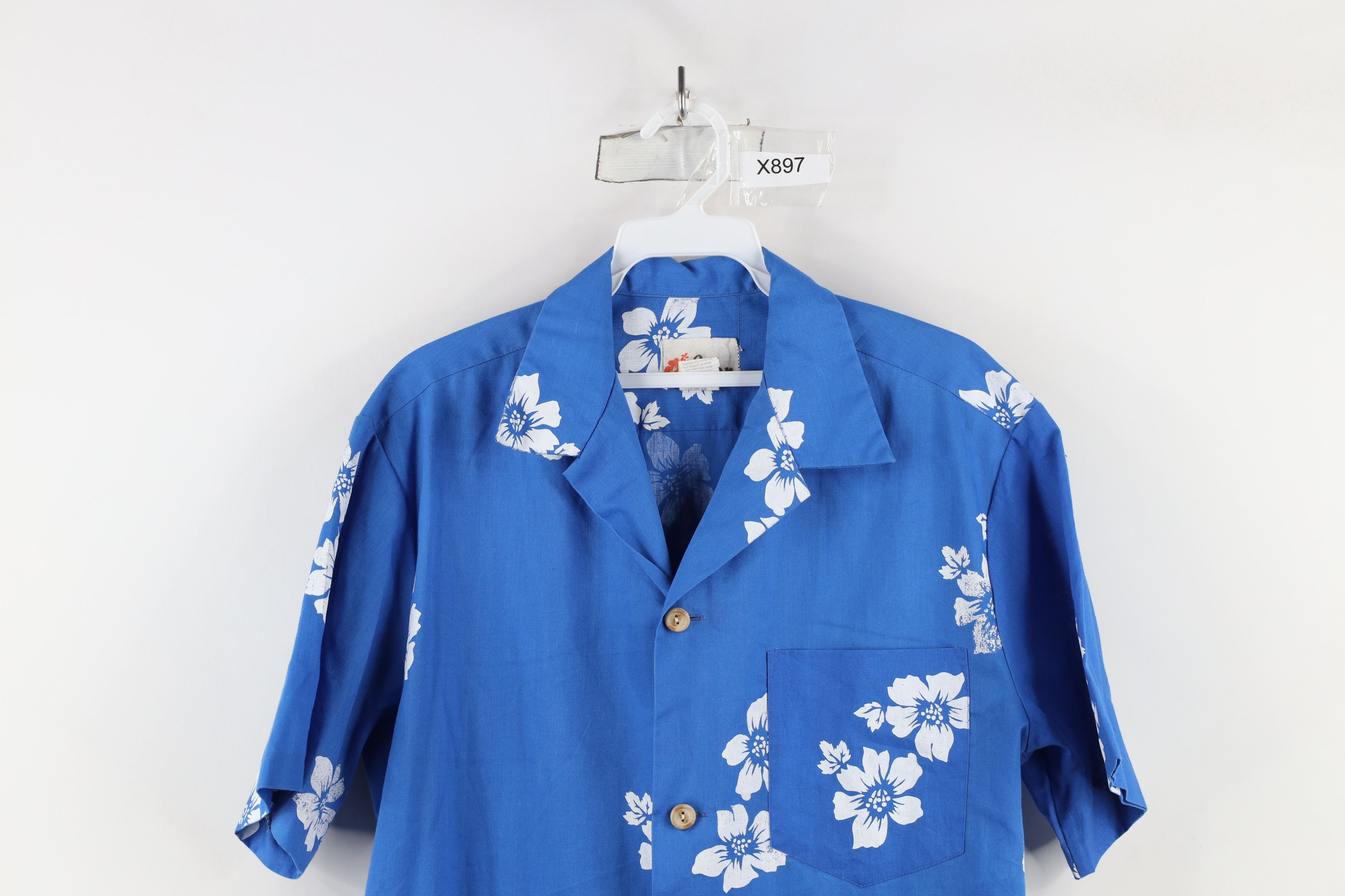 Vintage Vintage 60s 70s Streetwear Hawaiian Luau Button Shirt USA Size US M / EU 48-50 / 2 - 2 Thumbnail