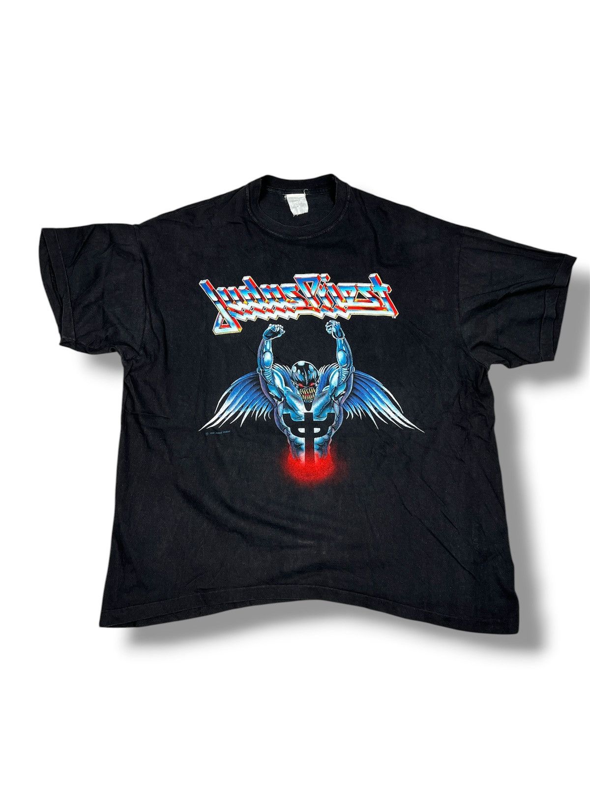 Judas Priest Tshirt vintage Judas Priest Painkiller Tour 1991 original Size US M / EU 48-50 / 2 - 1 Thumbnail