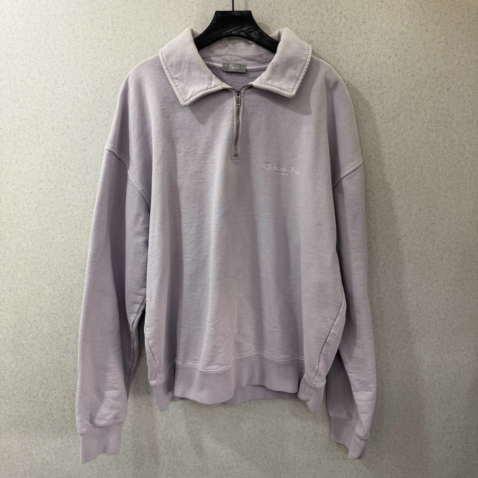 Dior Dior Retro Embroidered Purple Hoodie L Women Size L / US 10 / IT 46 - 1 Thumbnail