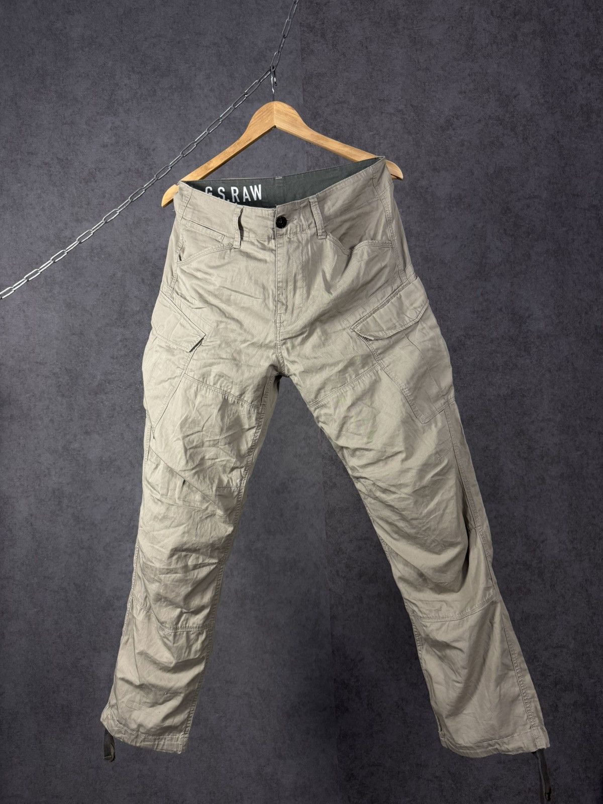 G-Star G Star Raw designer streetwear Y2K cargo pants Size US 31 - 1 Thumbnail