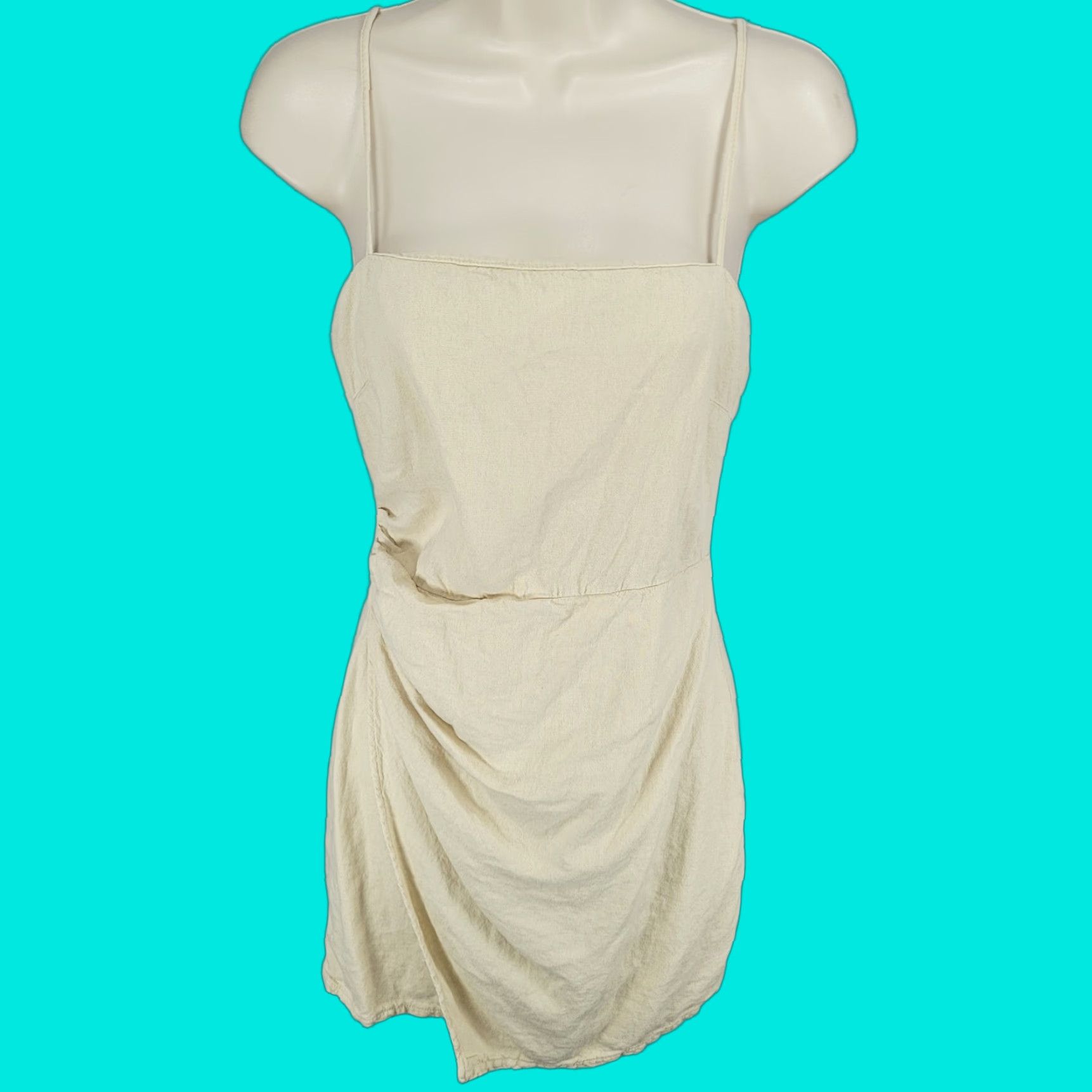 beige one piece dress Gracey Striped One Shoulder Maxi Dress Beige/White