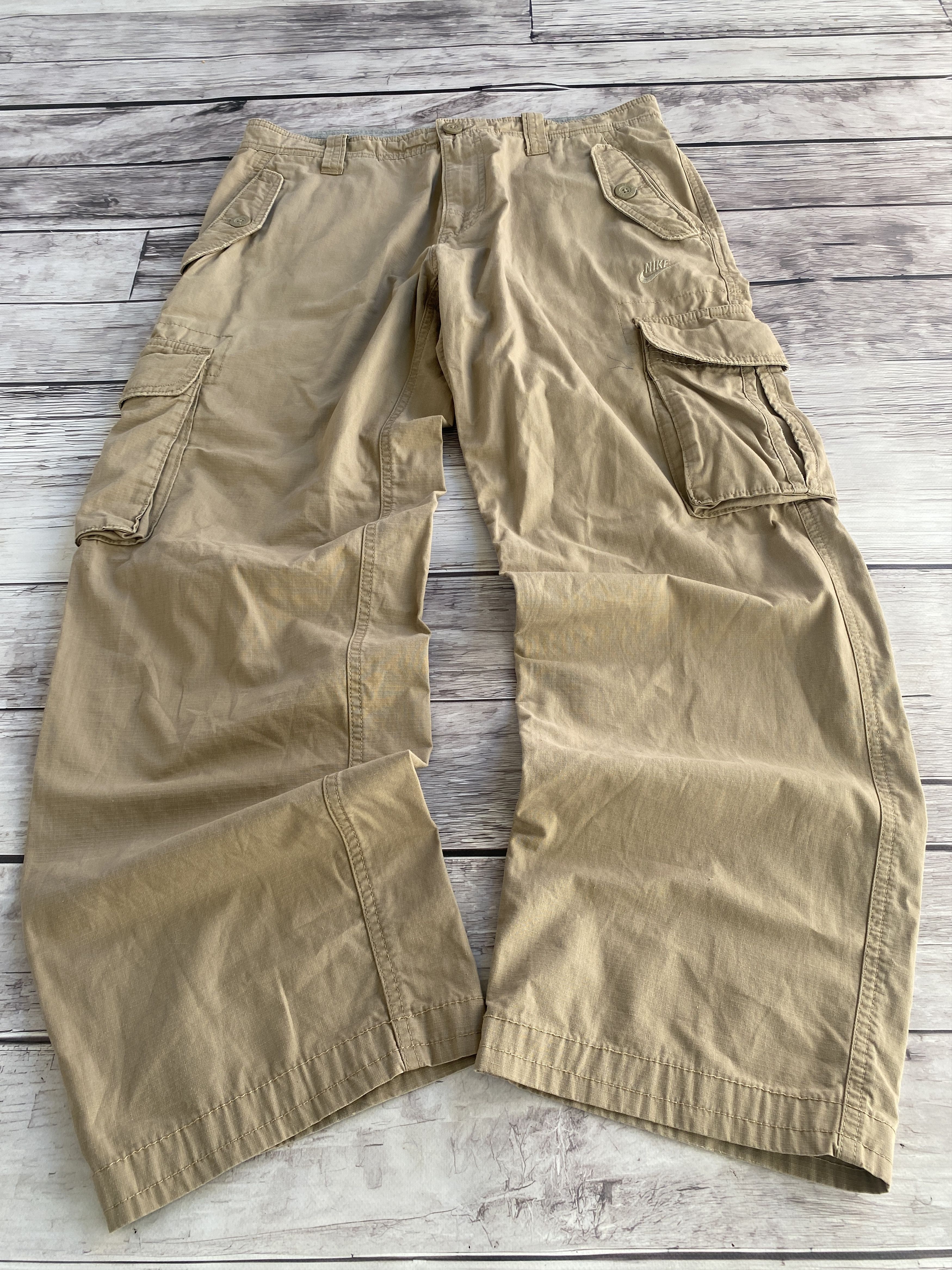 Japanese Brand × Nike × Yohji Yamamoto VTG Yohji Yamamoto Junya Watanabe Style Bondage Cargo Pants Size US 32 / EU 48 - 1 Thumbnail